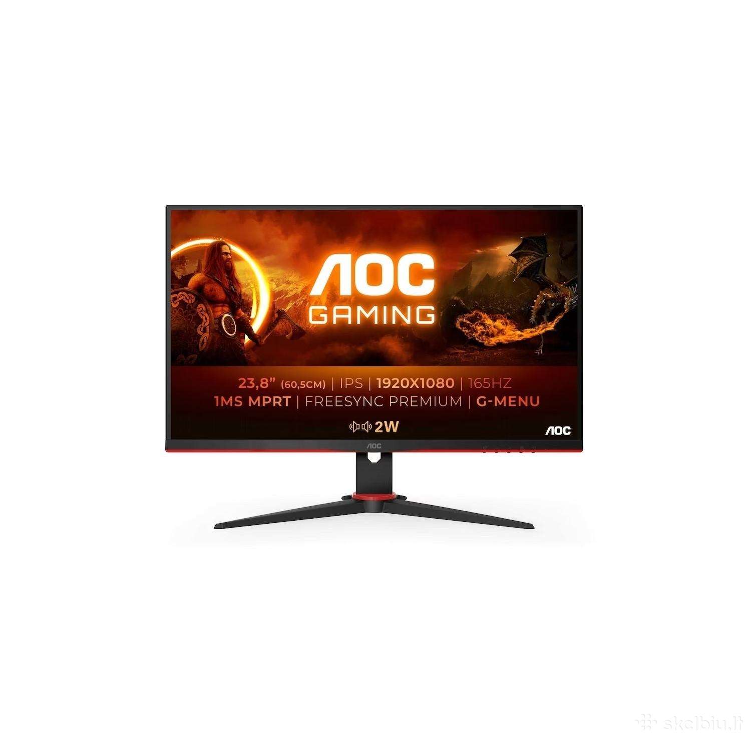 Monitorius Aoc 24 165hz 1ms g-sync
