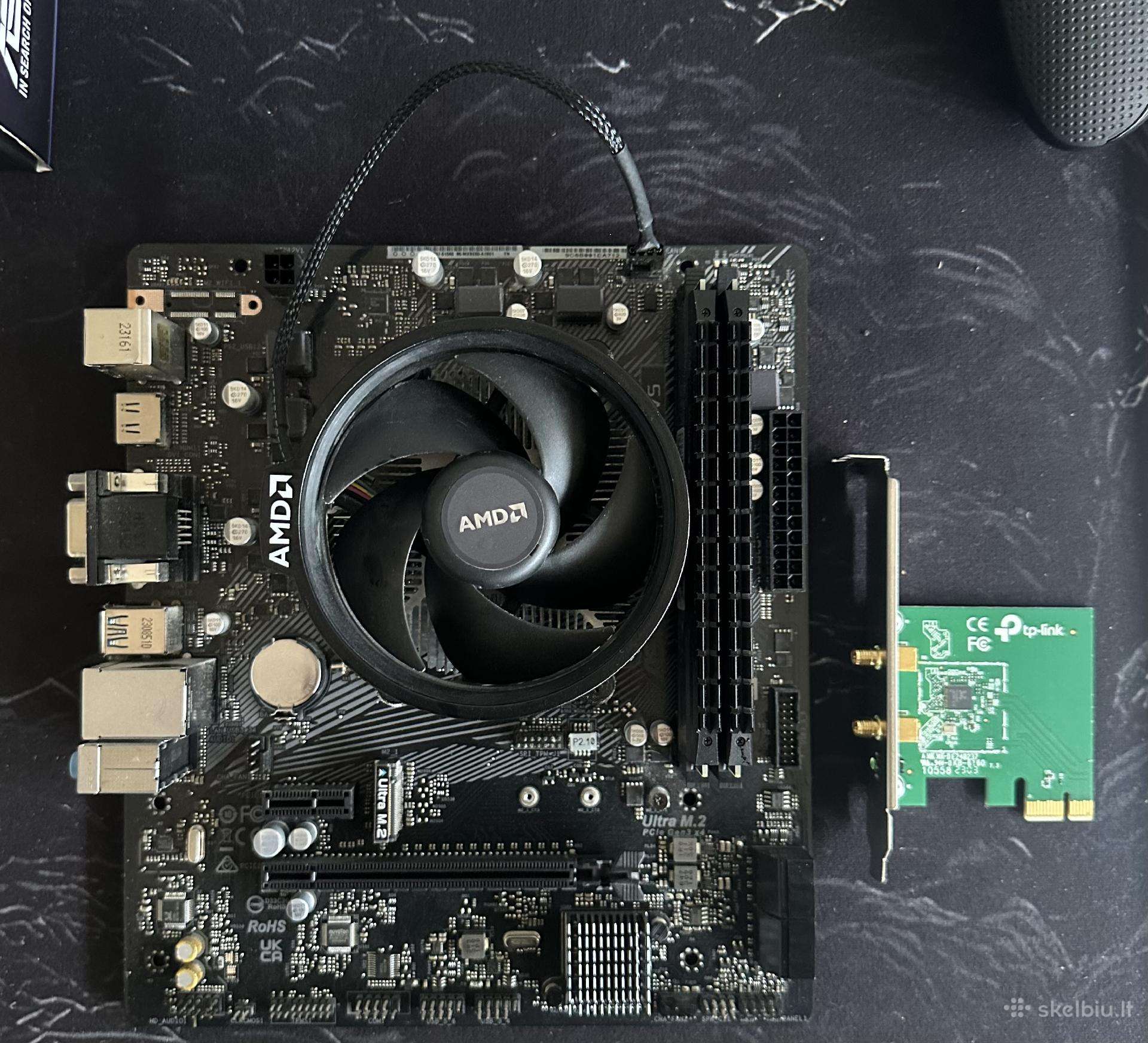 Asrock A520-hvs + Ryzen 3 4100 + 16gb Ddr4 Am4