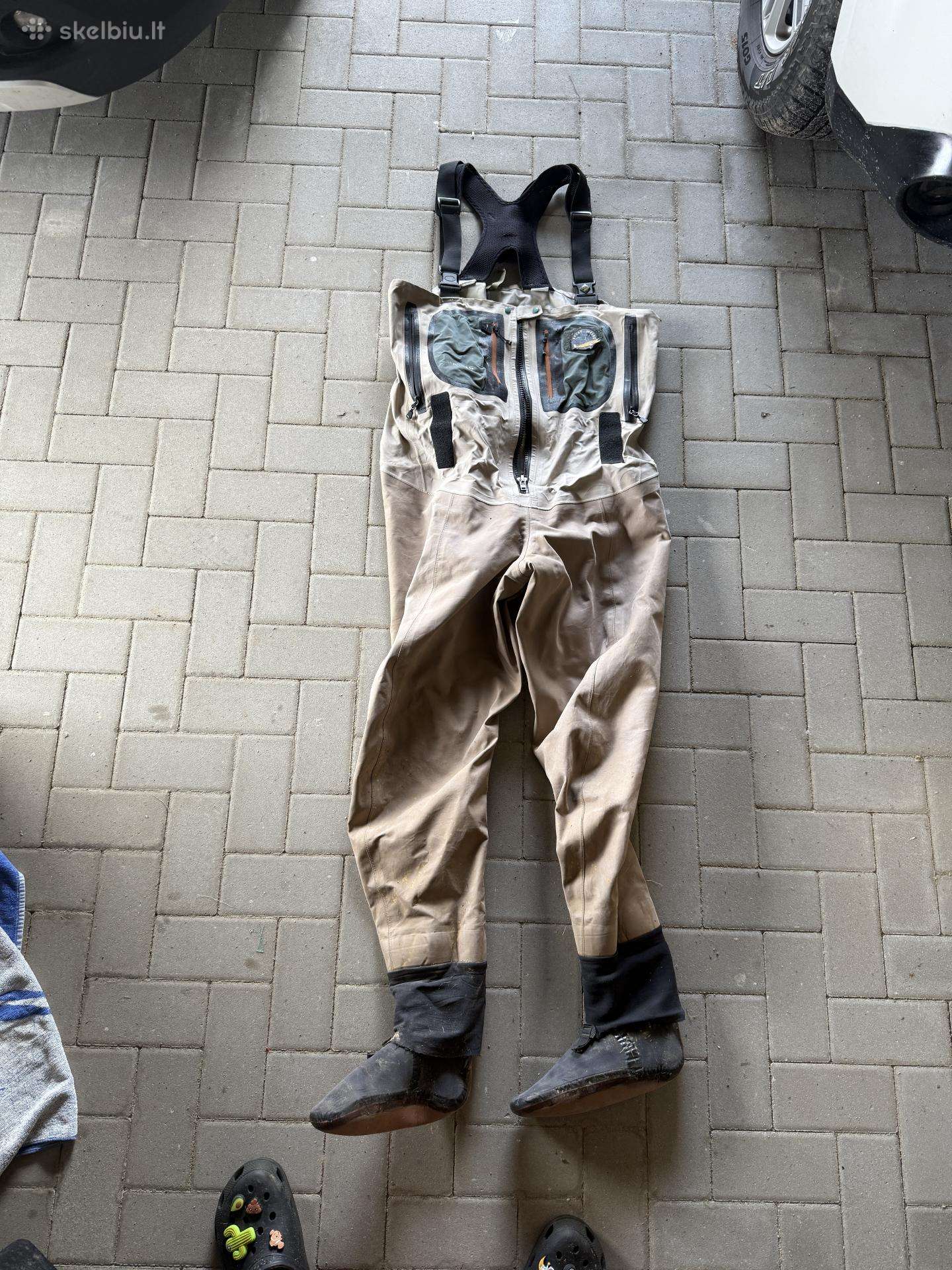 Simms g4z braidymo kelnės XL (realus L)