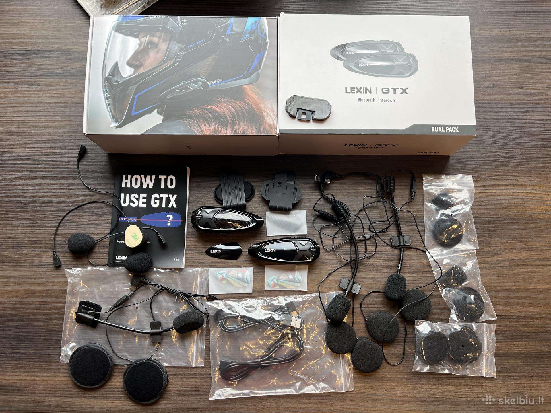 Lexin Gtx motociklinai interkomai naudoti.