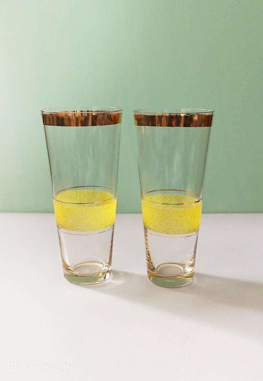 Vintažinės stiklinės, 300ml, 2vnt., Mid Century Mo