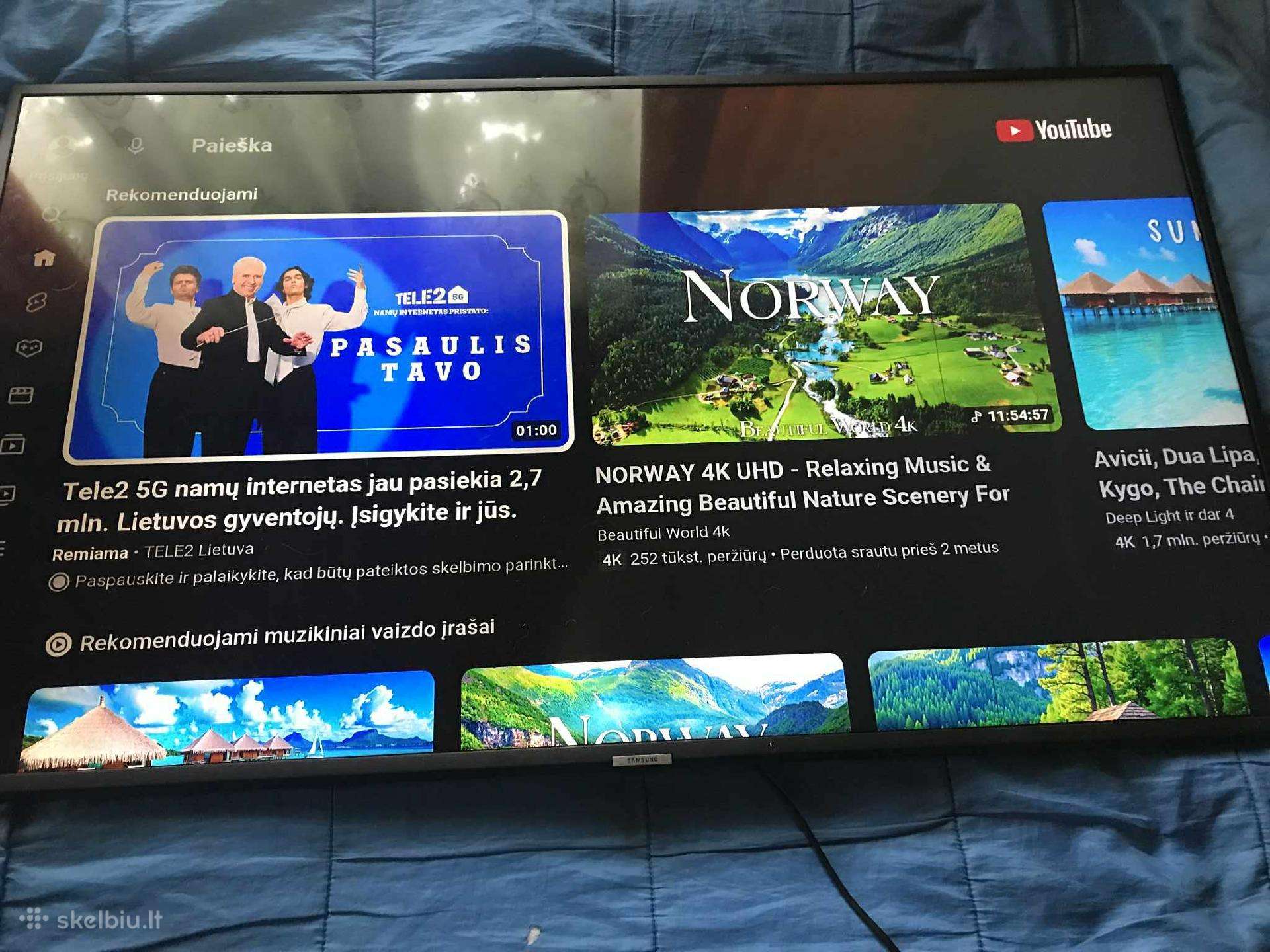 124 cm įstrižainės Samsung smart televizorius