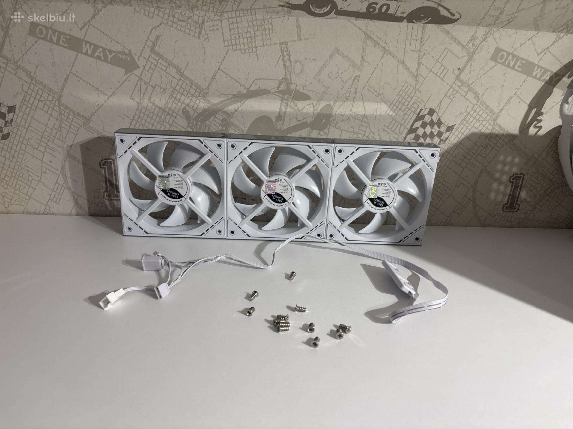 Thermalright 3x120mm White ventiliatoriai