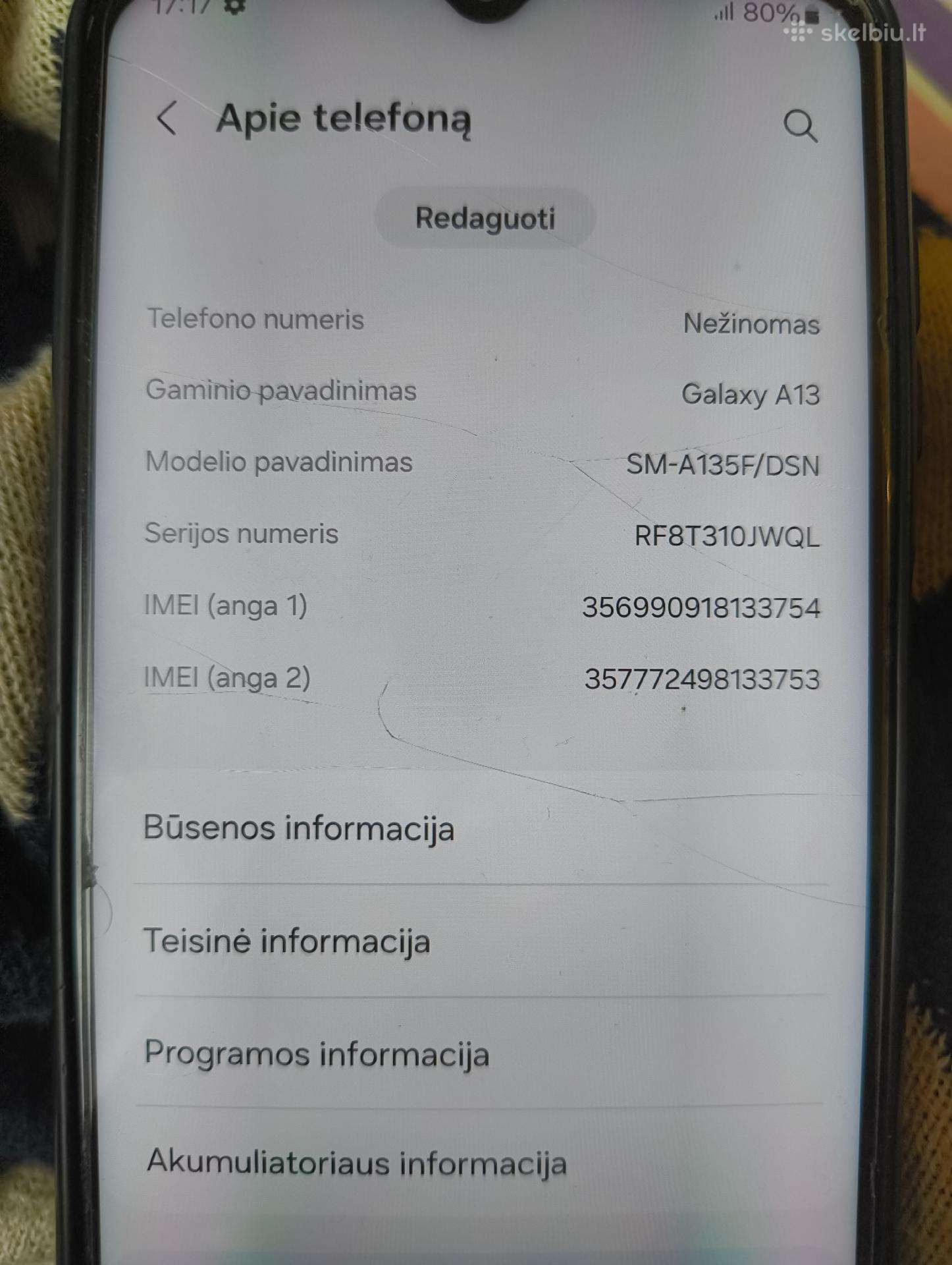 Samsung galaxy A13