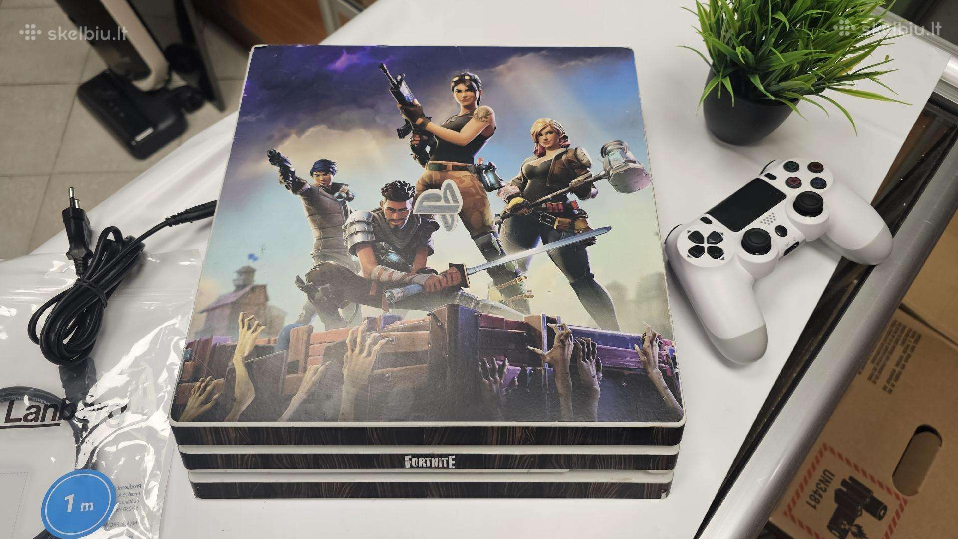 Atrištas Playstation 4 Pro Fortnite 49 žaidimai
