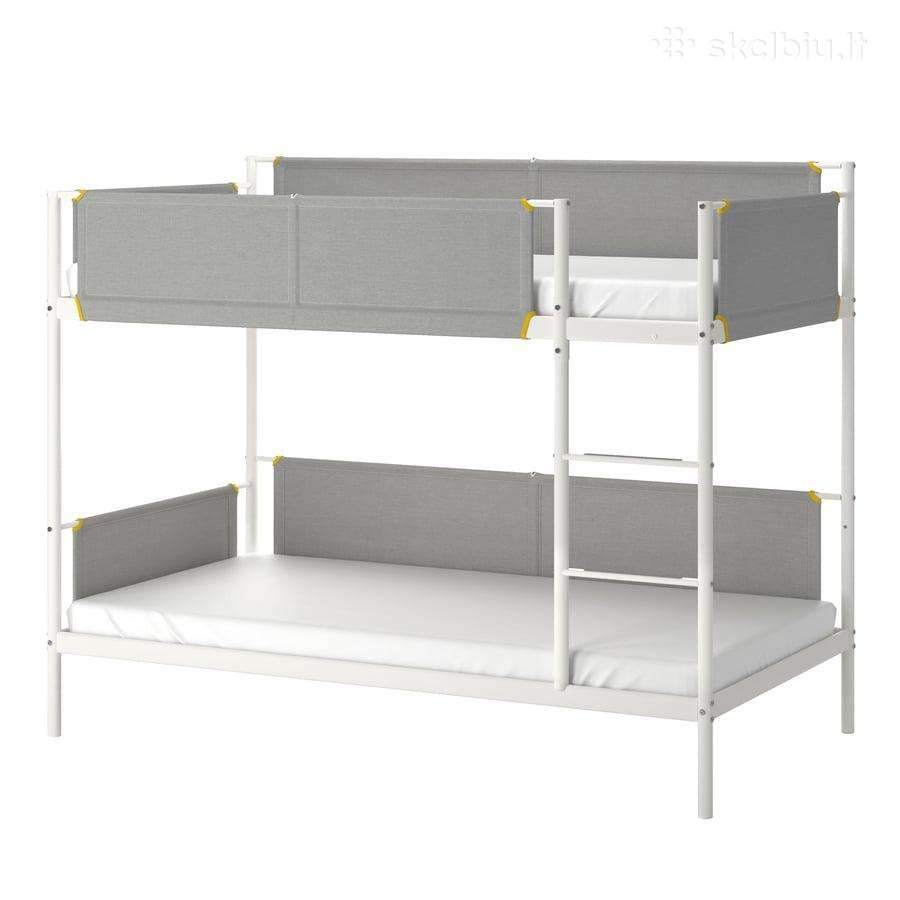Atsiduodama Ikea dvigulė lova.