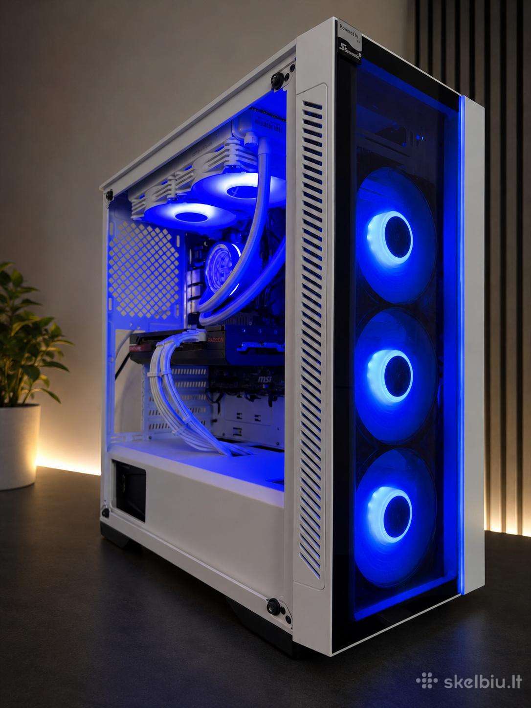 Ryzen 7 5800x3d+ Rx7600xt 16gb žaidimų kompas