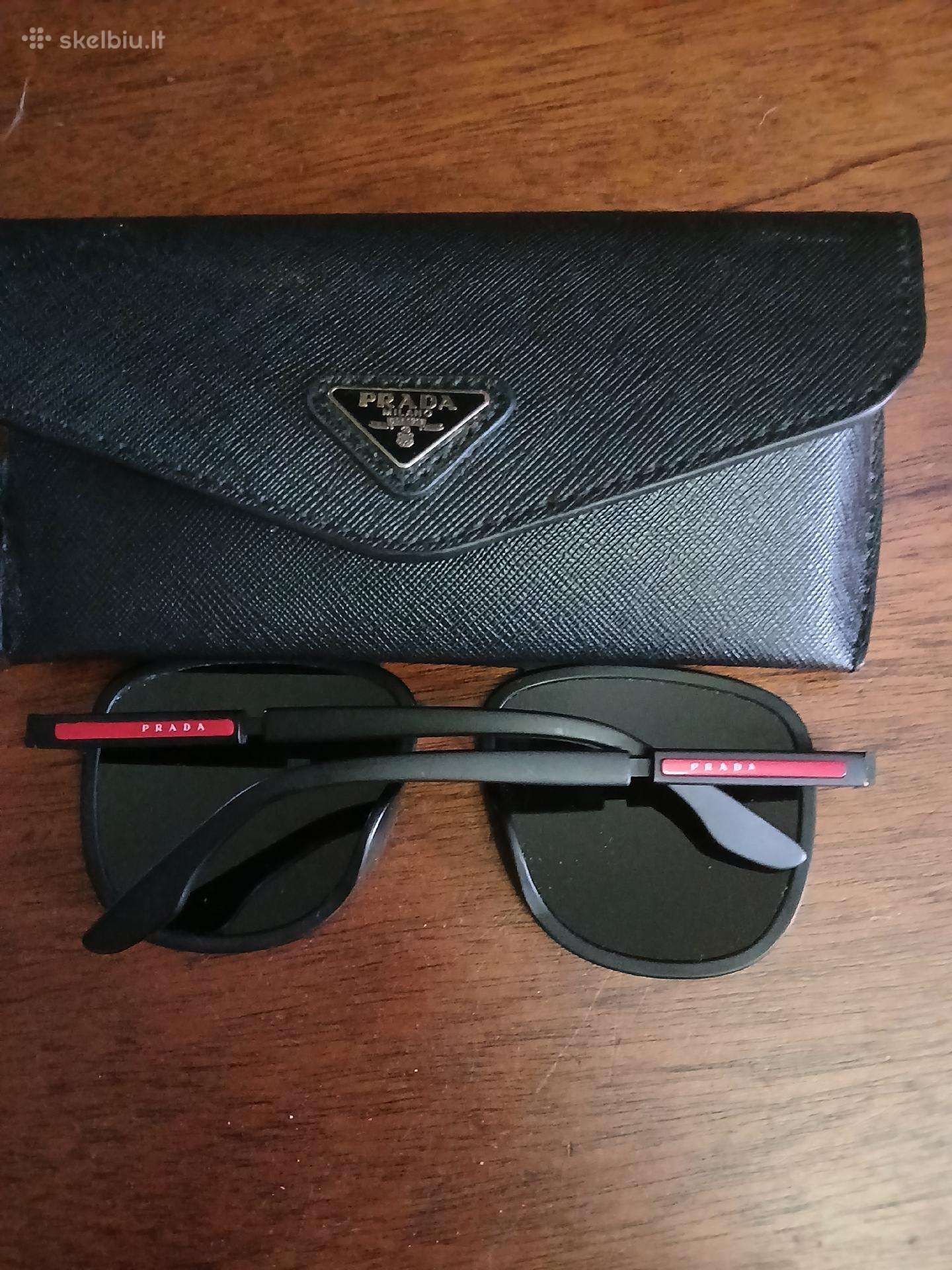 Prada akiniai nuo saulės su originaliu dėklu
