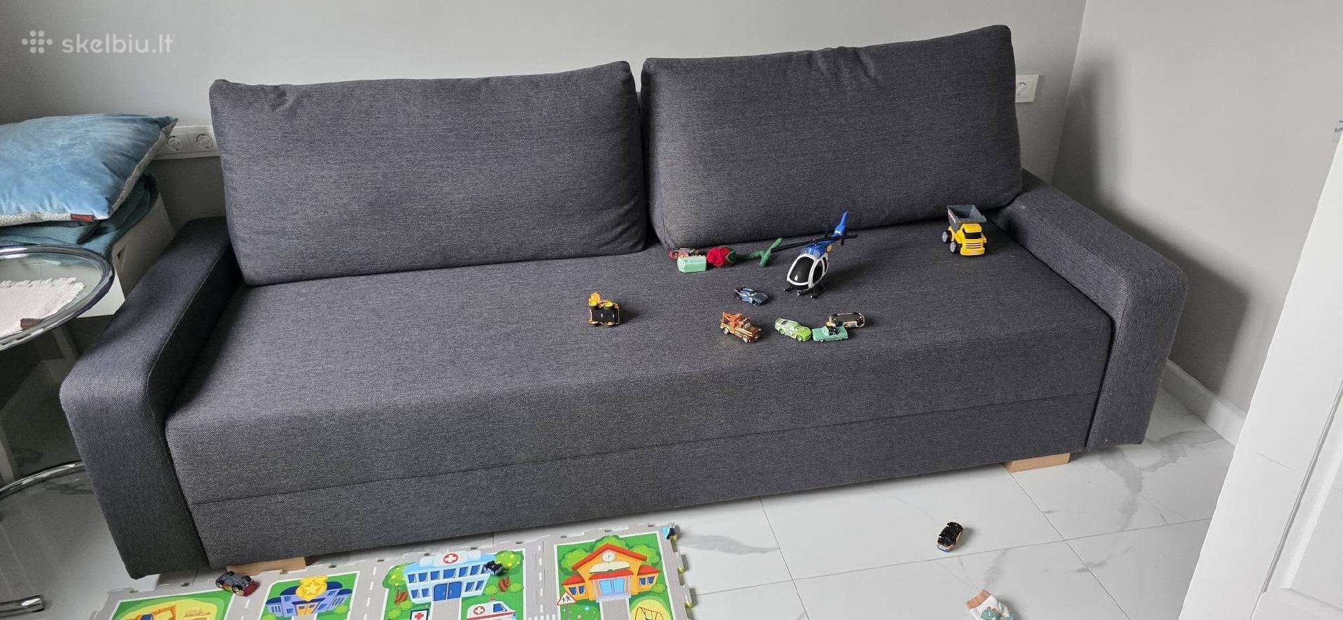Parduodama puiki Ikea Grälviken 3-vietė sofa-lova