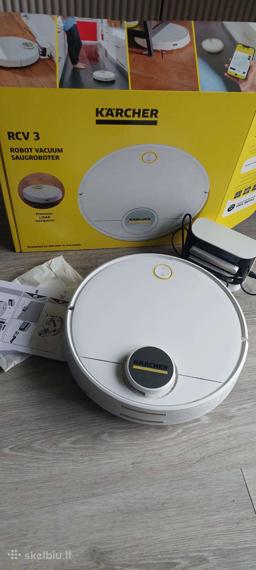 Karcher Rcv 3 siurblys robotas mažai naudotas