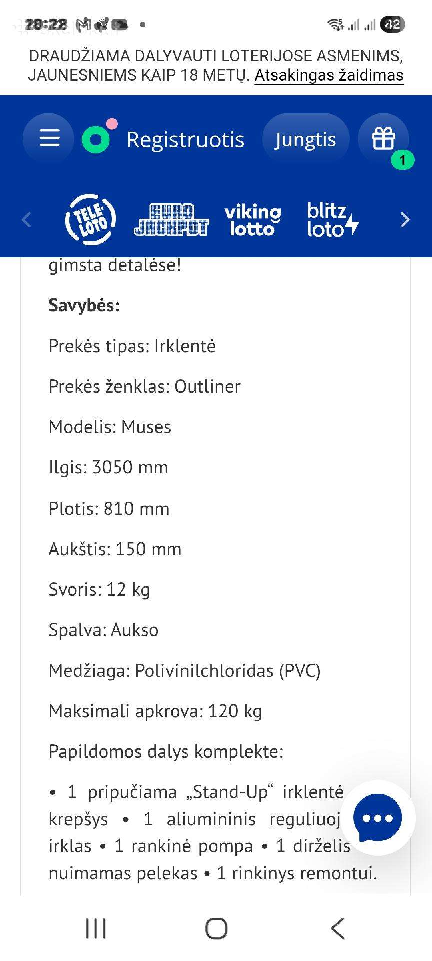 Pripučiama irklentė