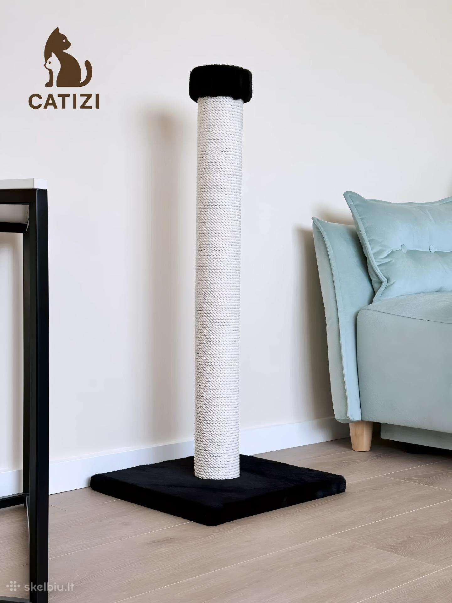 Draskyklė 93cm/ Juoda su balta virve
