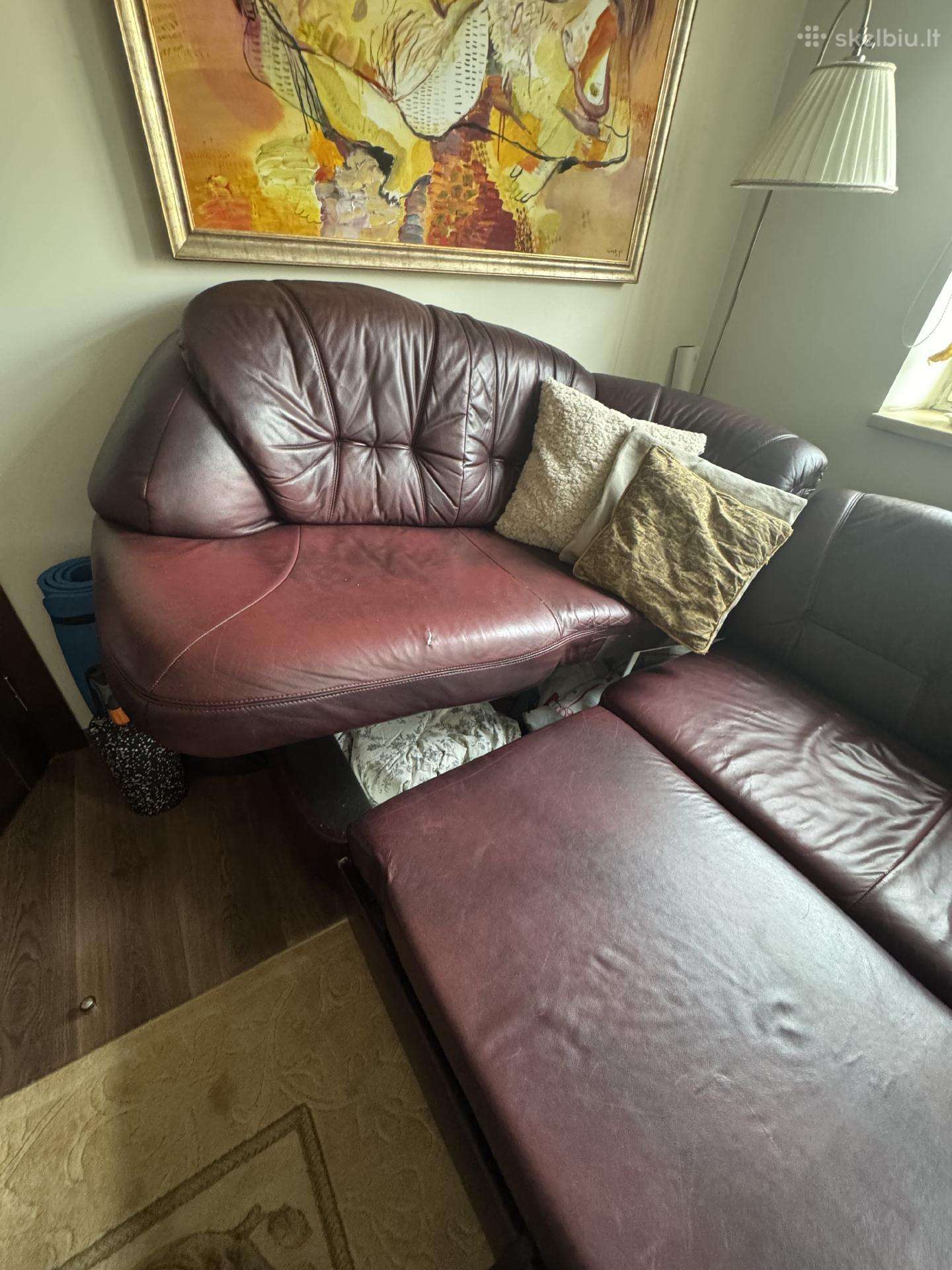 Sofa kampas su miegojimo dalimi