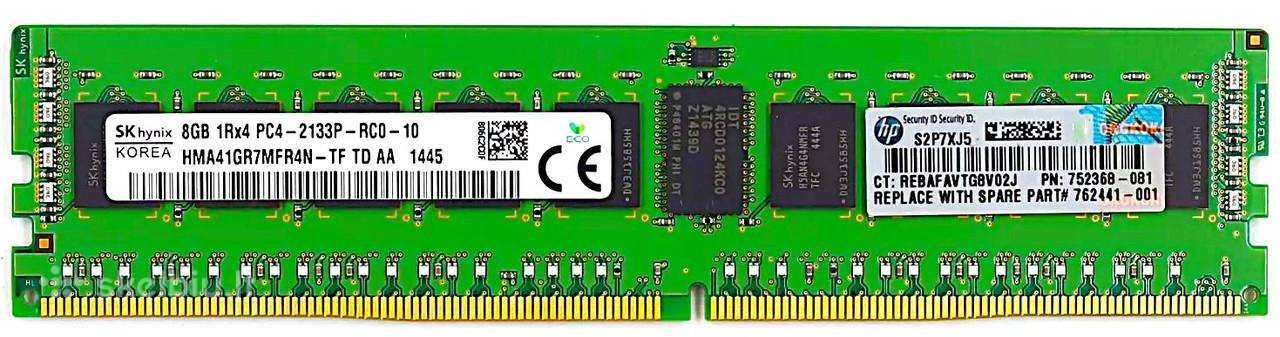 8gb Ddr4-2133 Ecc Rdimm Sk Hynix, 8 vnt.