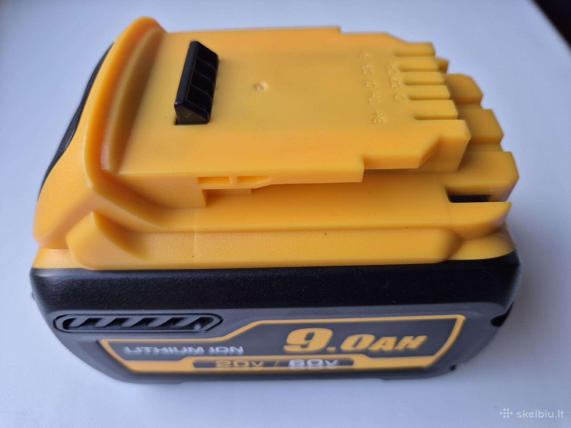 Naujas Dewalt akumuliatorius Flexvolt 18v/54v 9ah