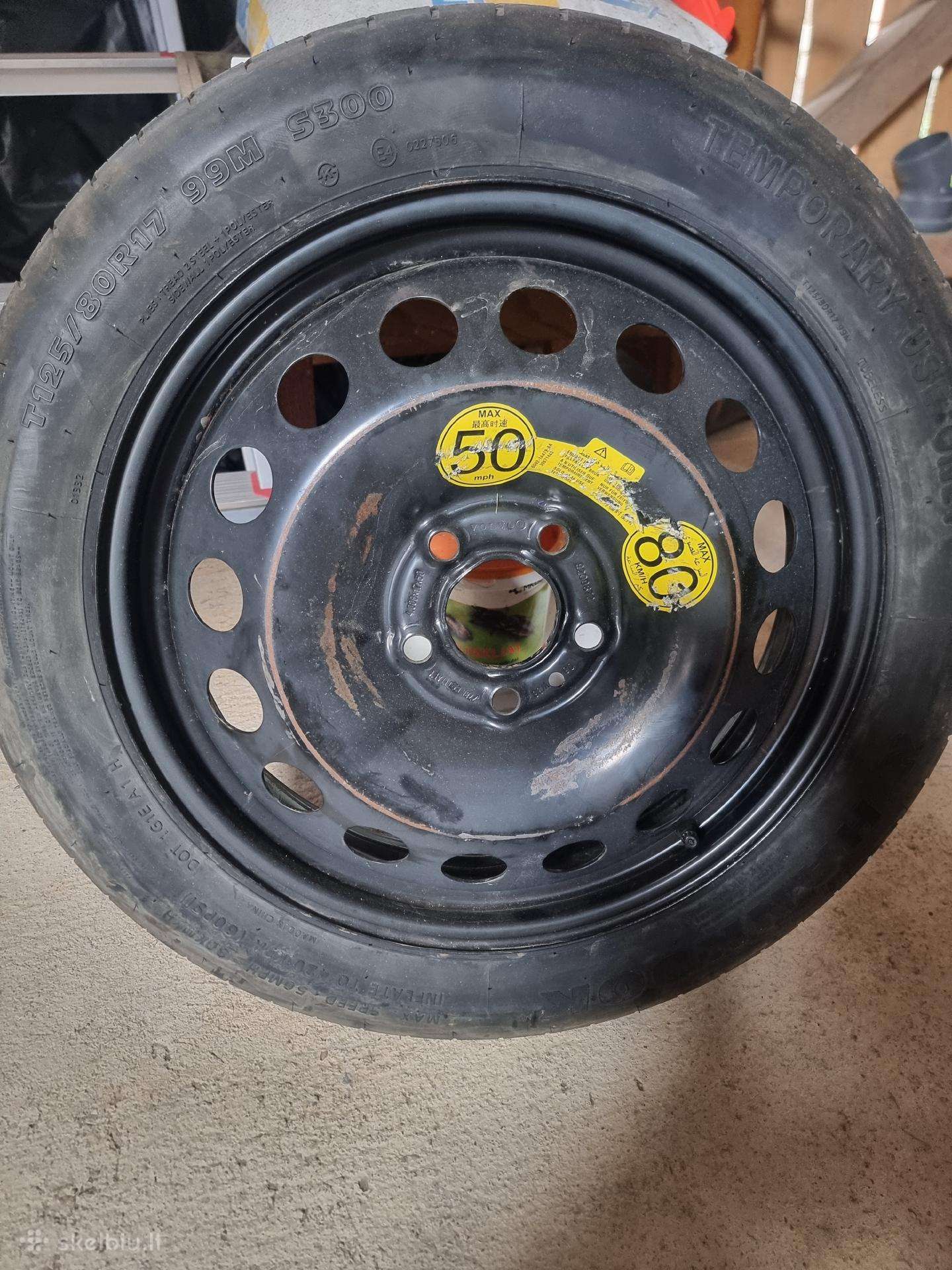 Atsarginis ratas volvo s60