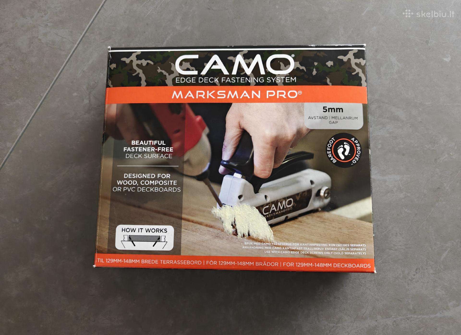 Camo marksmanpro įrankis terasoms.