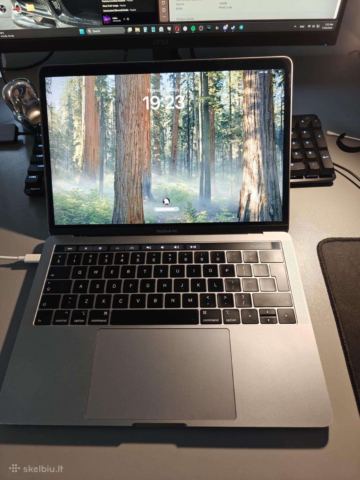Parduodu MacBook pro 2019 13" (A1989)