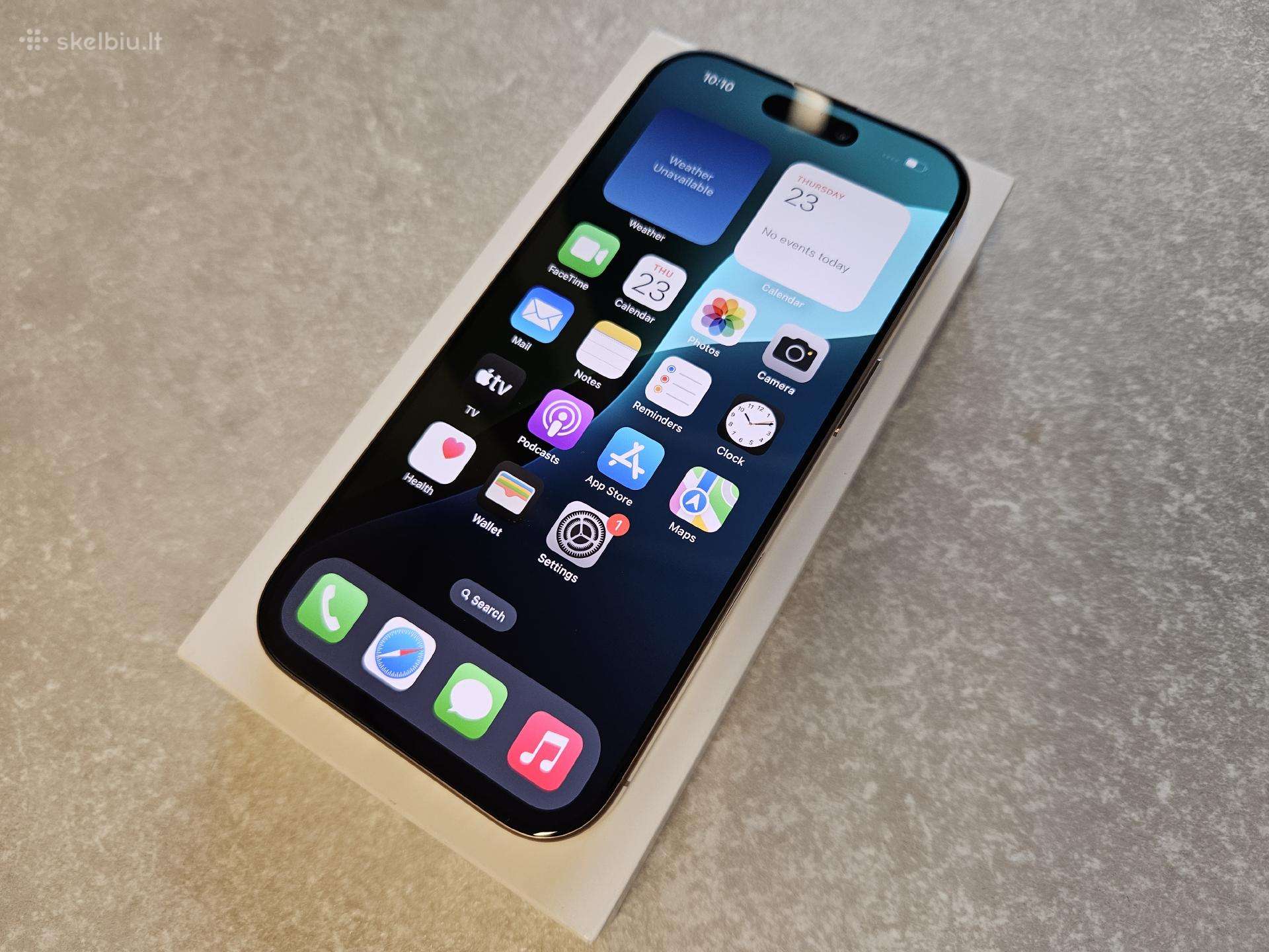 Idealios būklės iPhone 16 Pro 128 GB telefonas