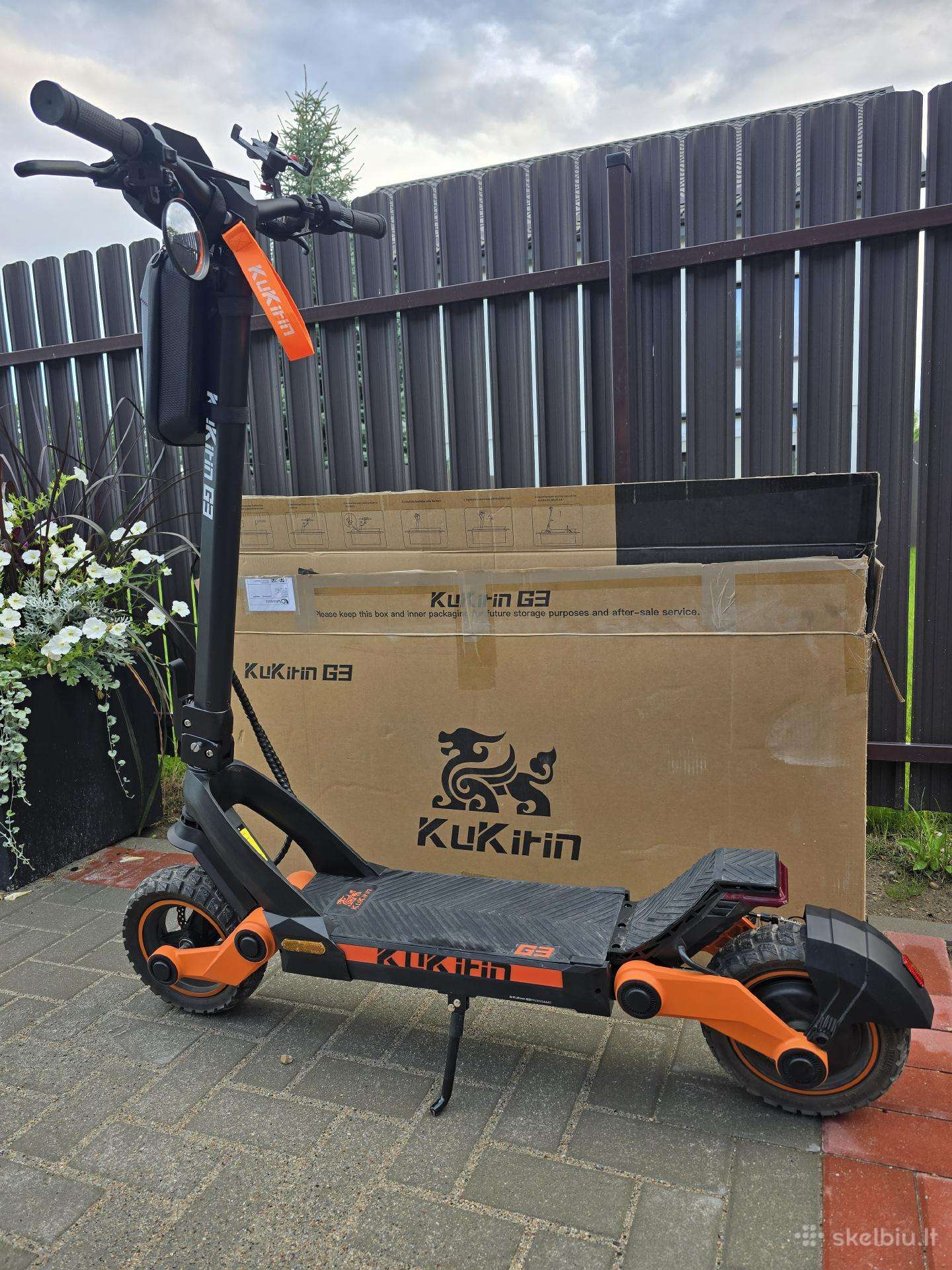 Praktiškai Naujas Kugoo Kukirin G3