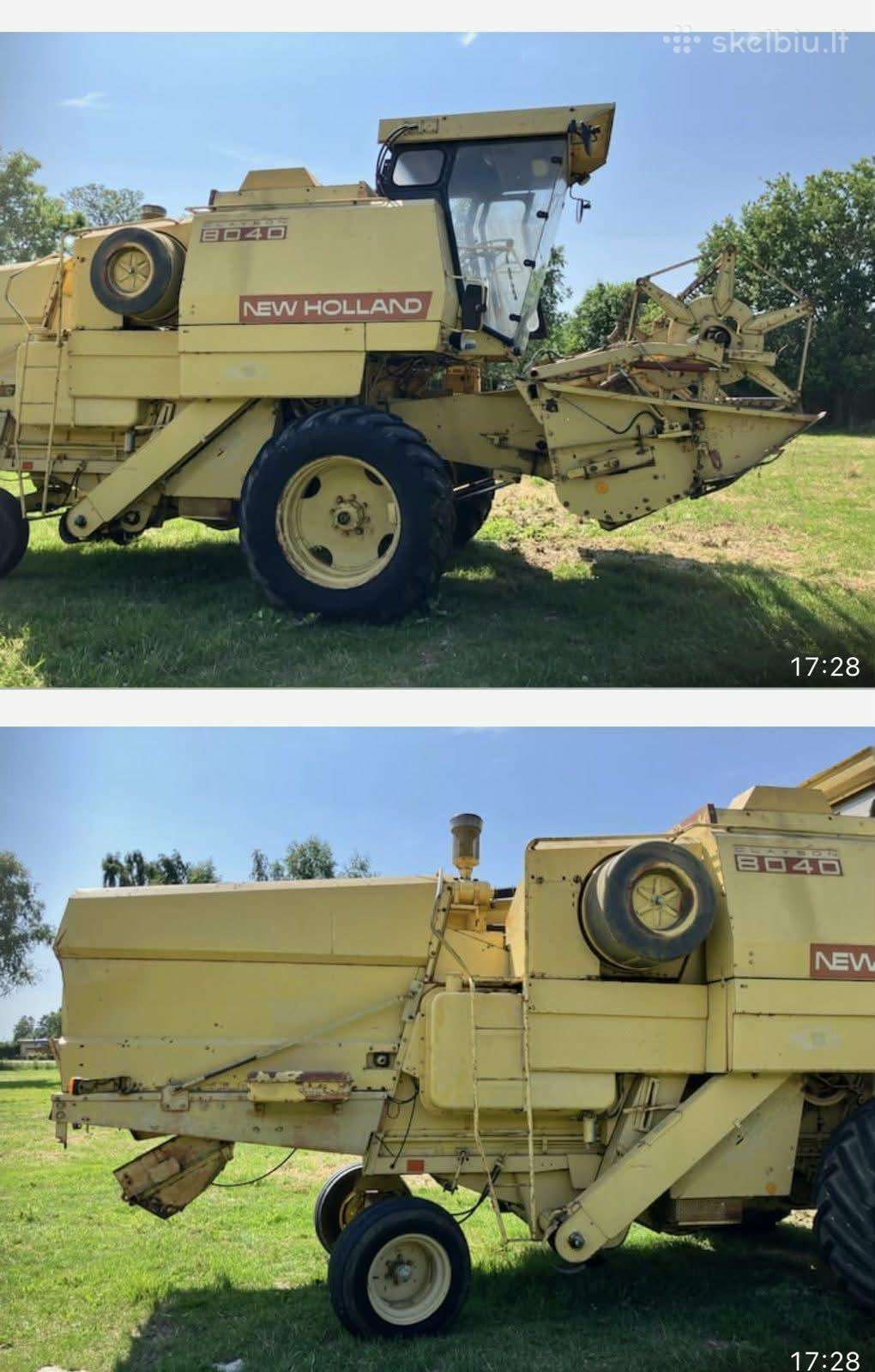 New Holland 8040, комбайны
