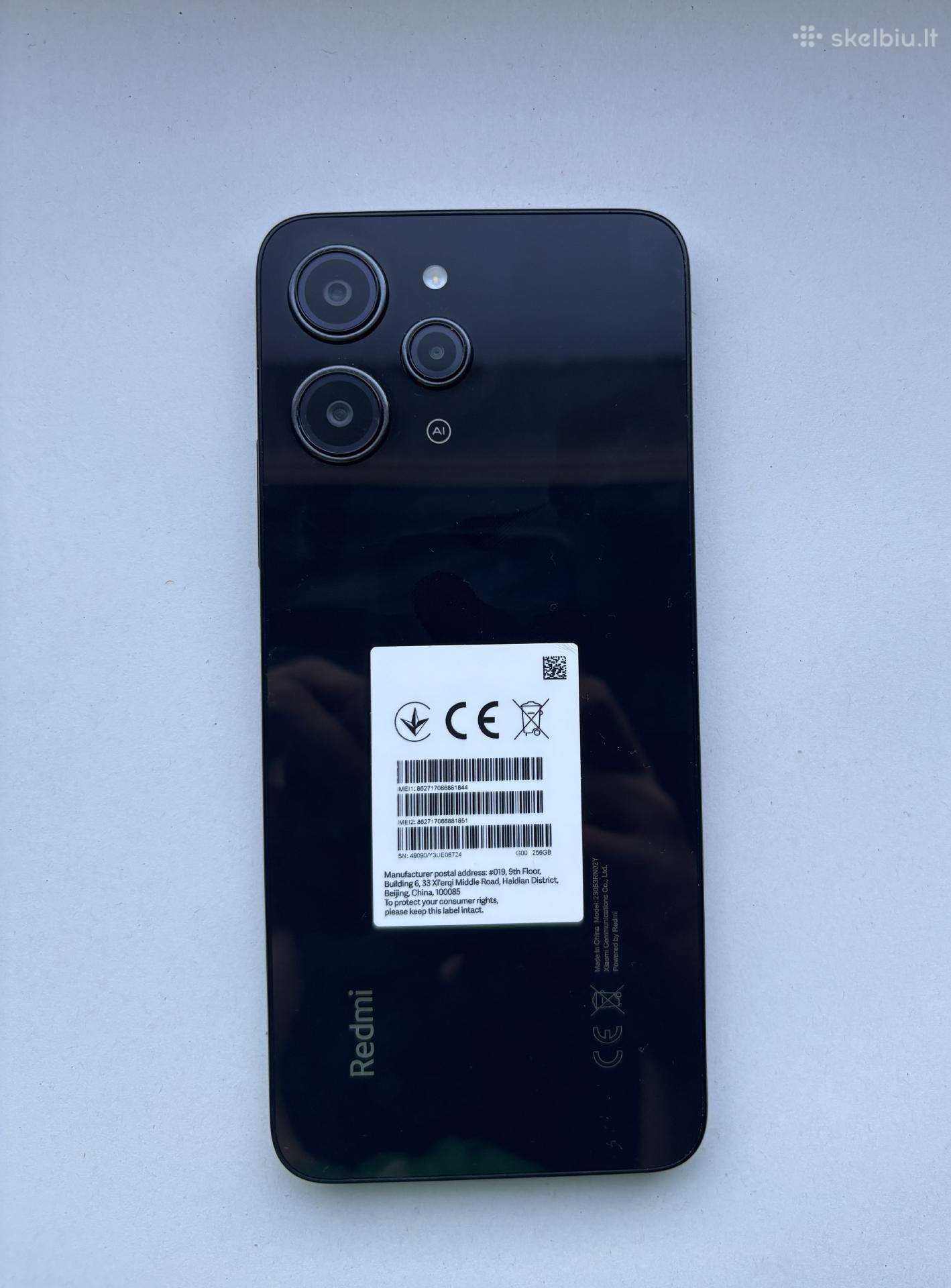 Parduodamas Xiaomi Redmi 12 telefonas