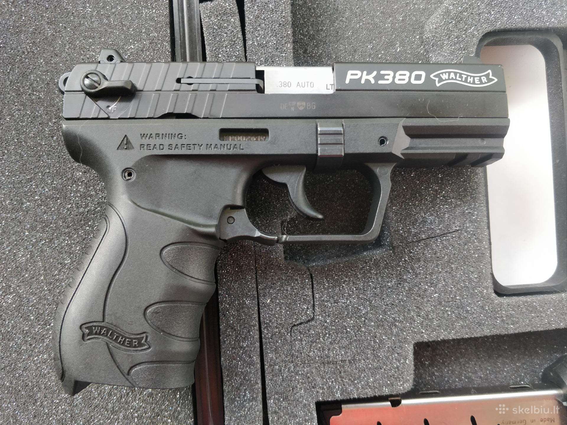 Walther Pk380 +450 šovinių