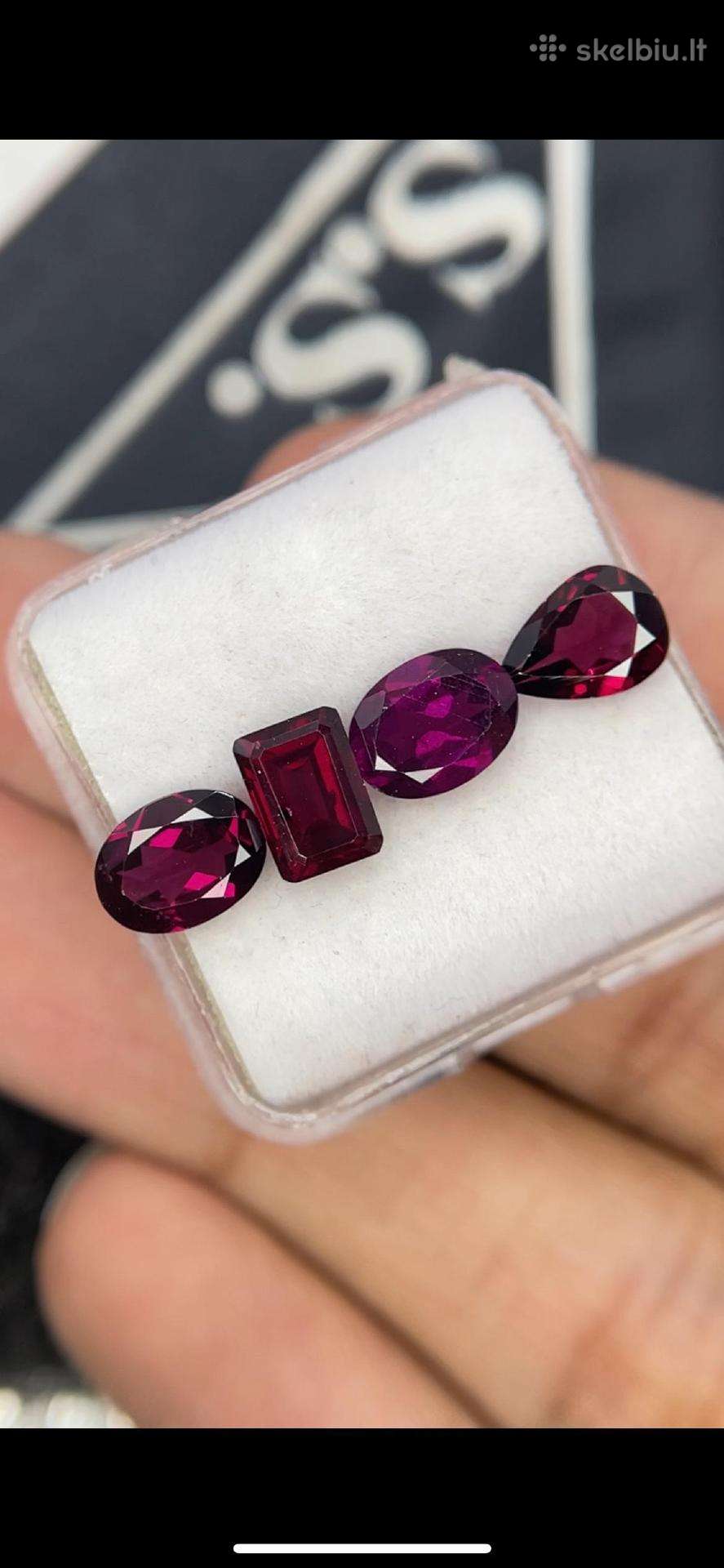 Natūralus rodolitas, 6,15 ct, brangakmeniai