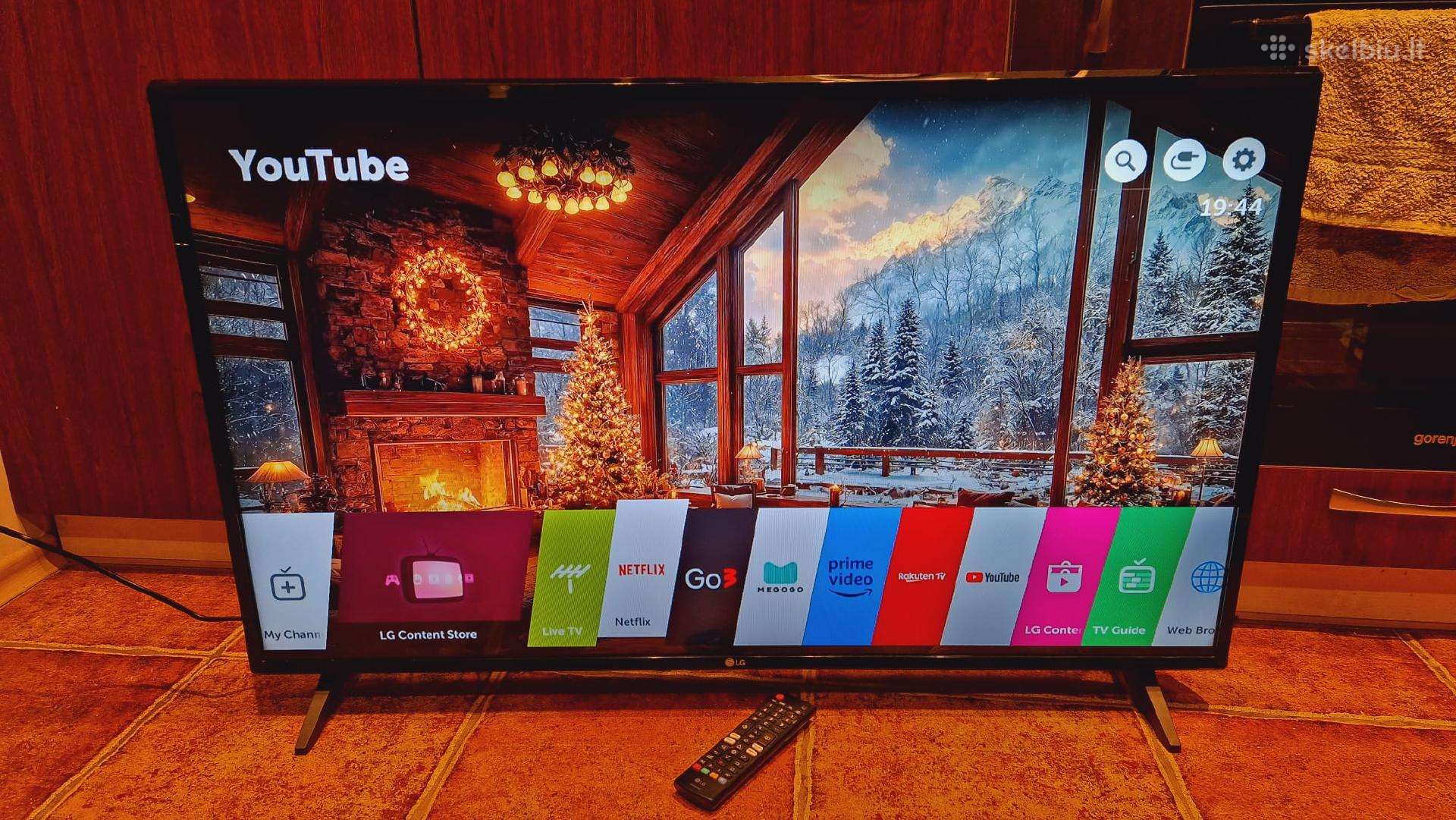 LG smart 4k 43 inch 110cm TV televizorius