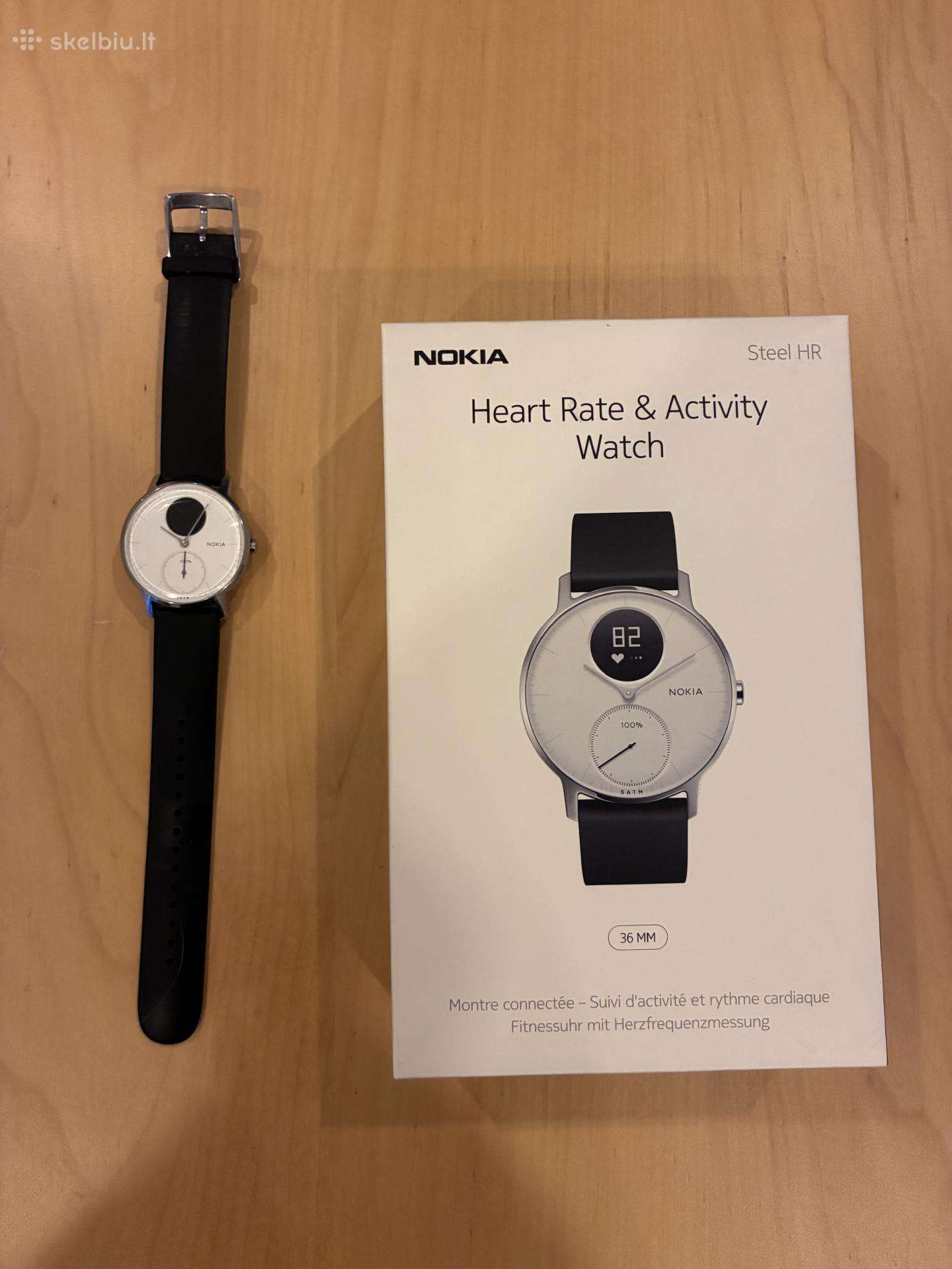 Naudotas Nokia Steel Hr laikrodis