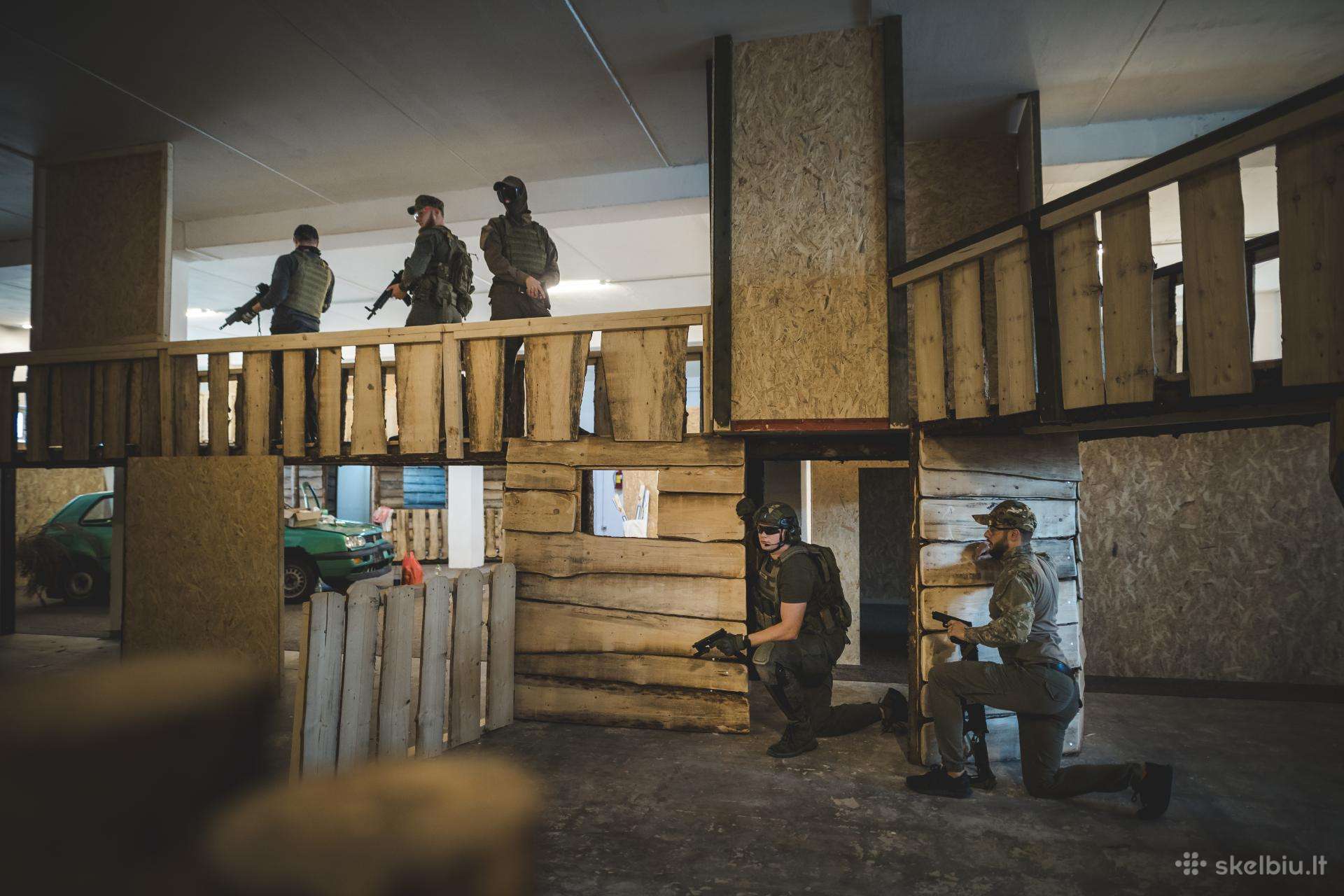 Parduodamas verslas, airsoft pramogų erdvė