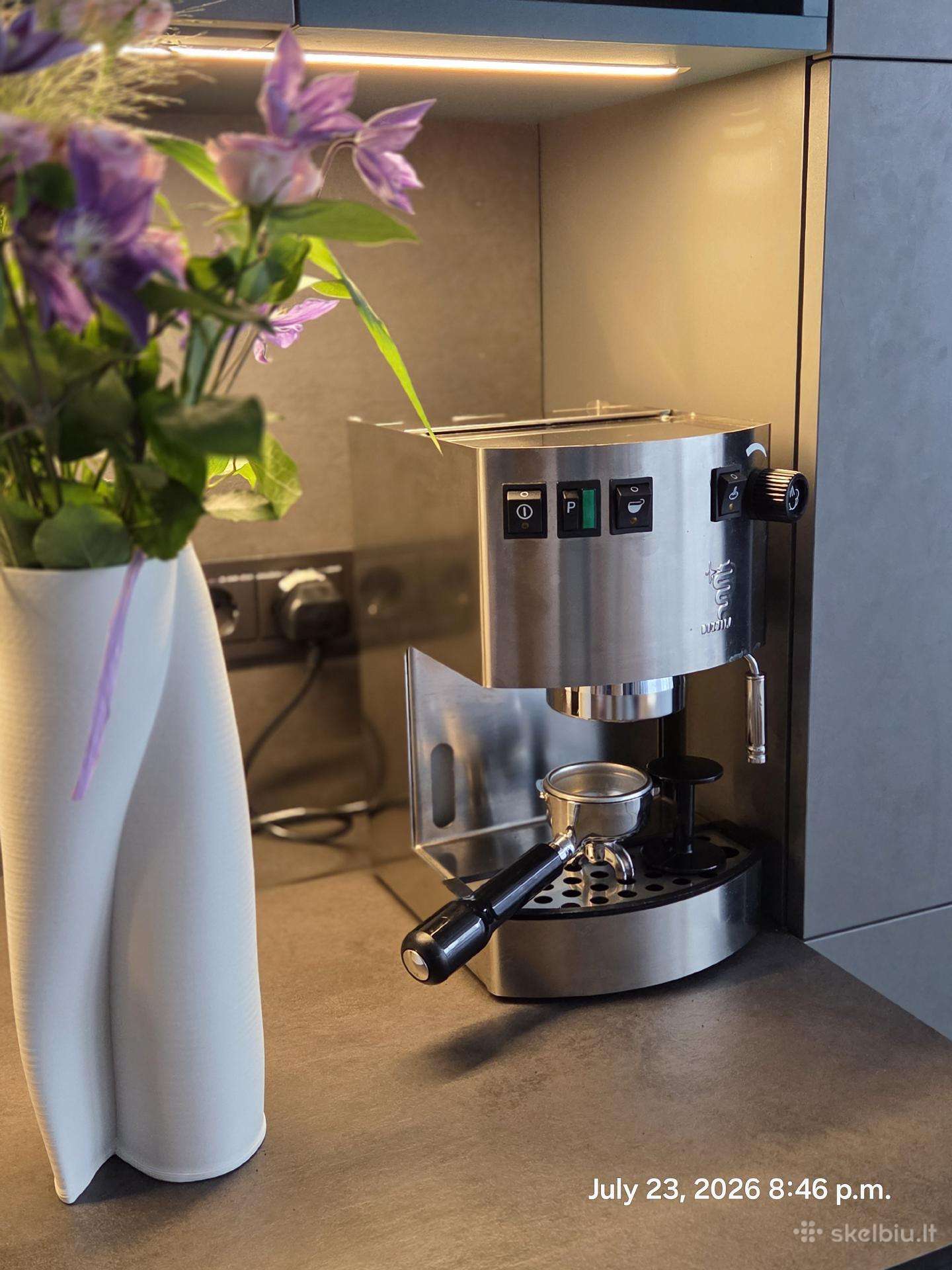 Bezzera kavos aparatas su Gaggia kavamale
