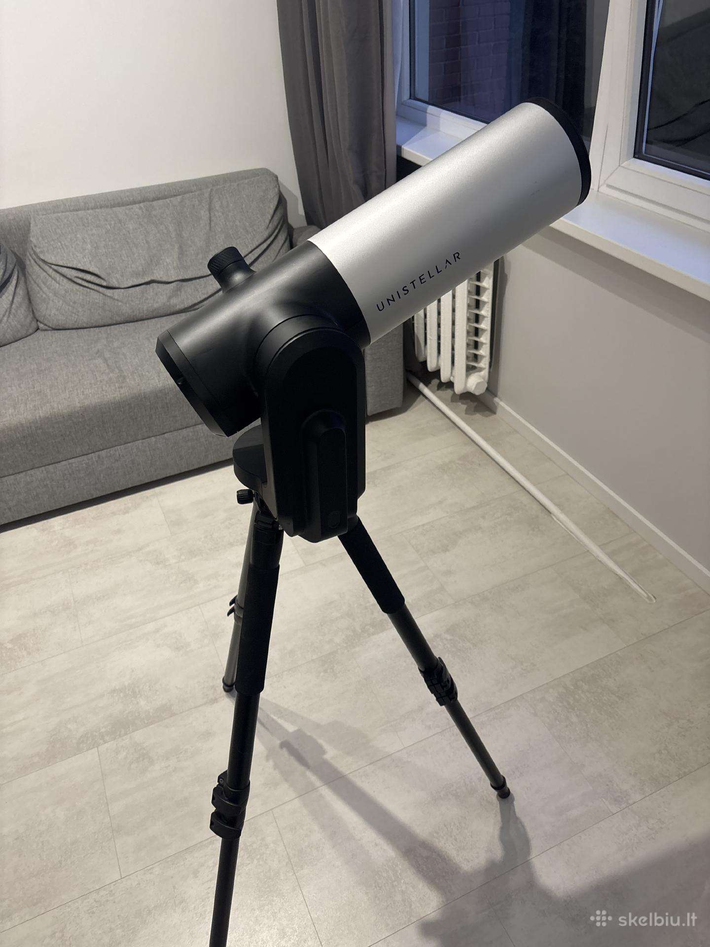 Unistellar evscope + trikojis, nauja baterija