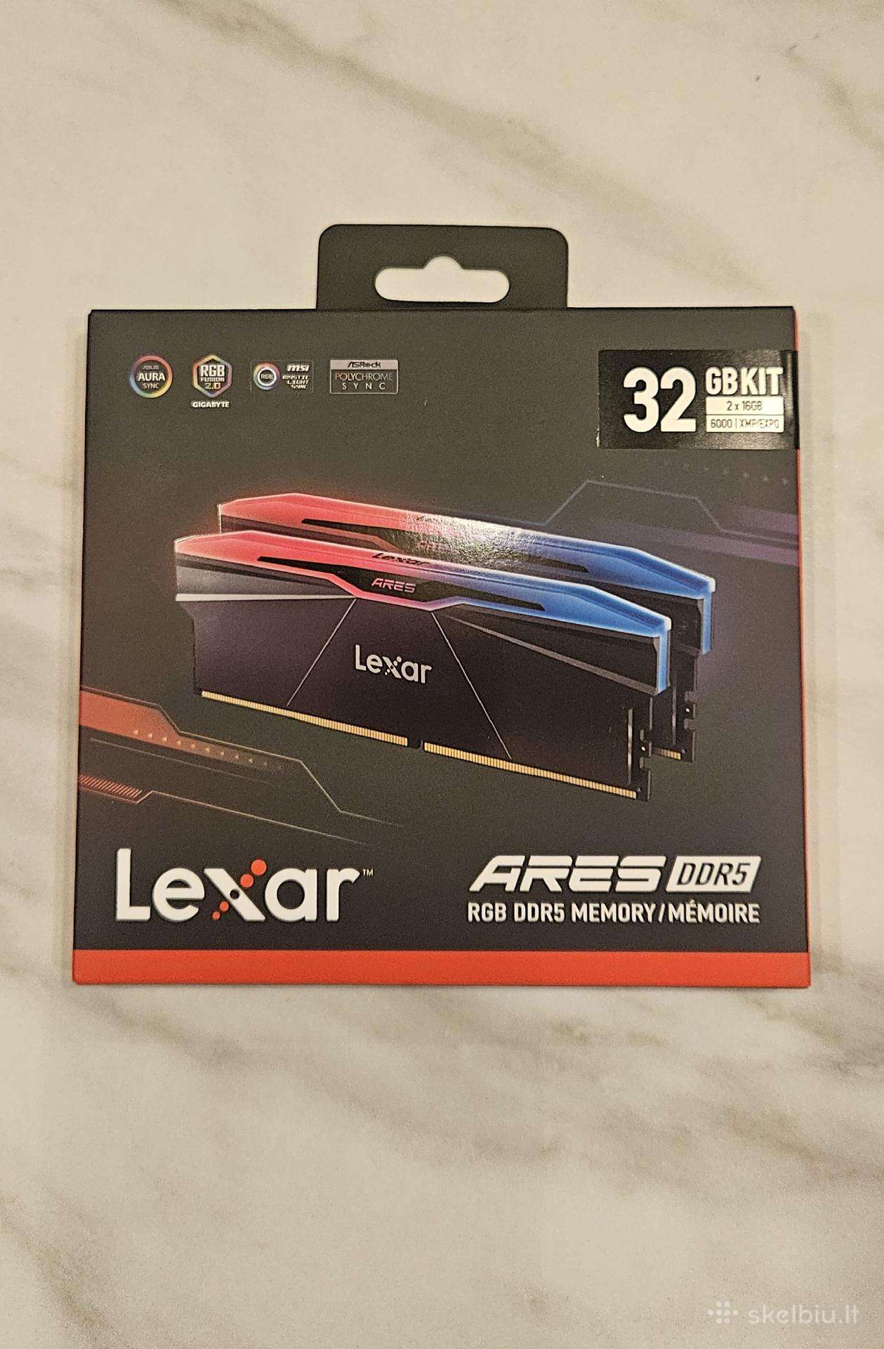 Lexar Ares 2nd Gen 32gb Ddr5 (2x16gb) 6000mhz Cl30