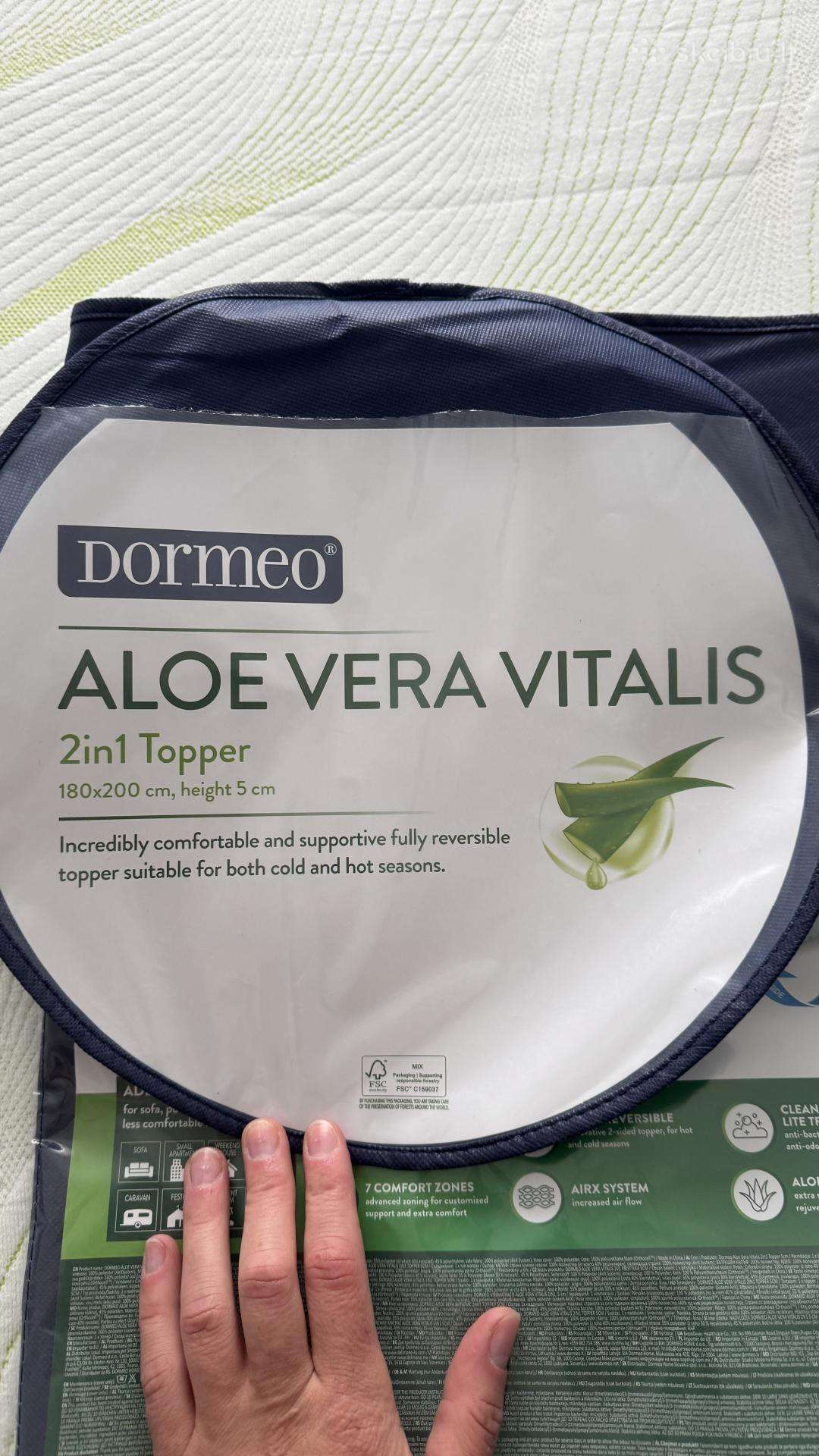 Dormeo ančiužinis 180x200, Aloe Vera Vitalis