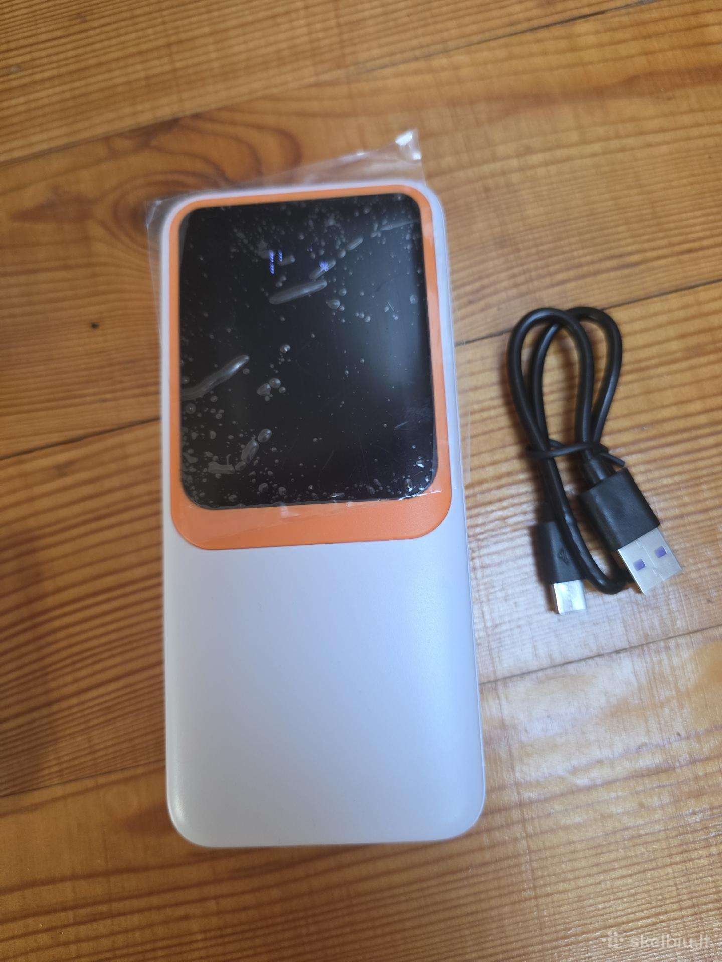 Powerbank 20 000 mah 22,5 w, naujas