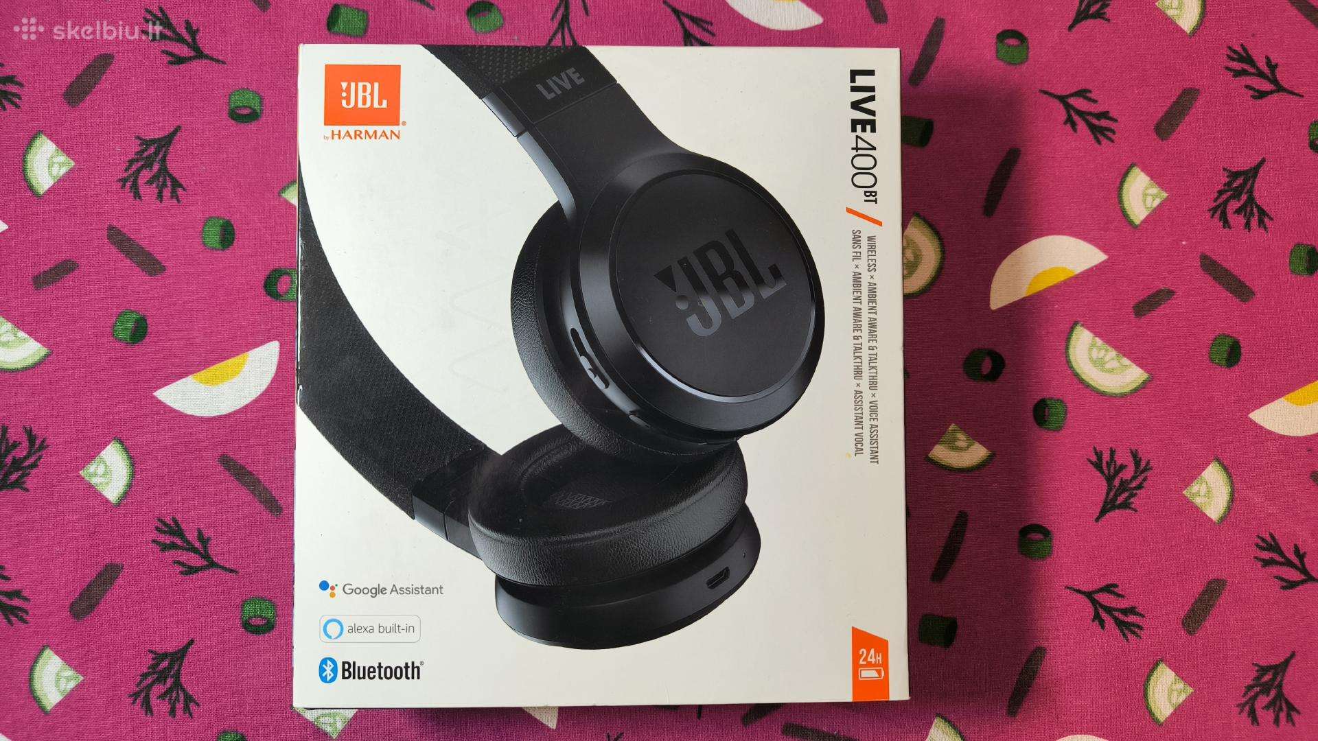Jbl Live 400bt ausinės
