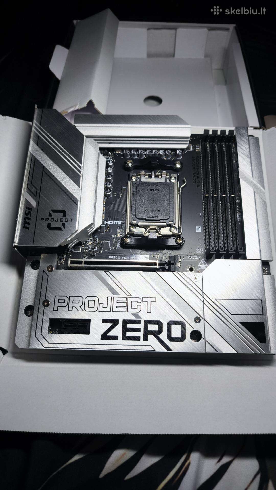 Motininė plokštė Msi B650m Project Zero