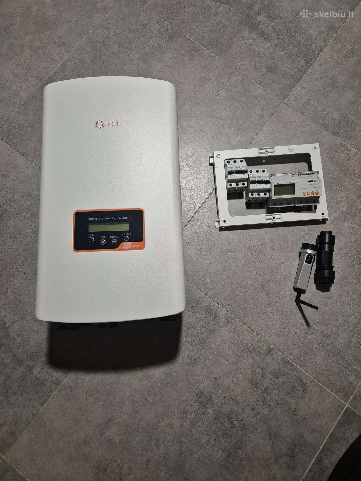 Solis S5 15kw su WiFi moduliu ir Solis 3p smartmet