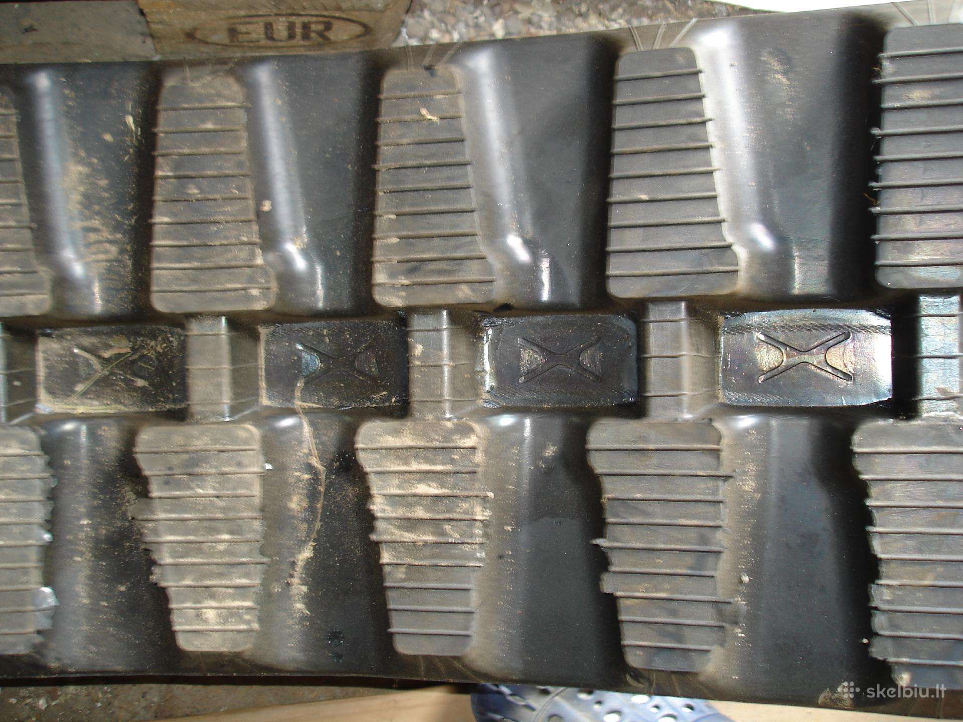 Guminiai,metaliniai vikšrai ir t.t.