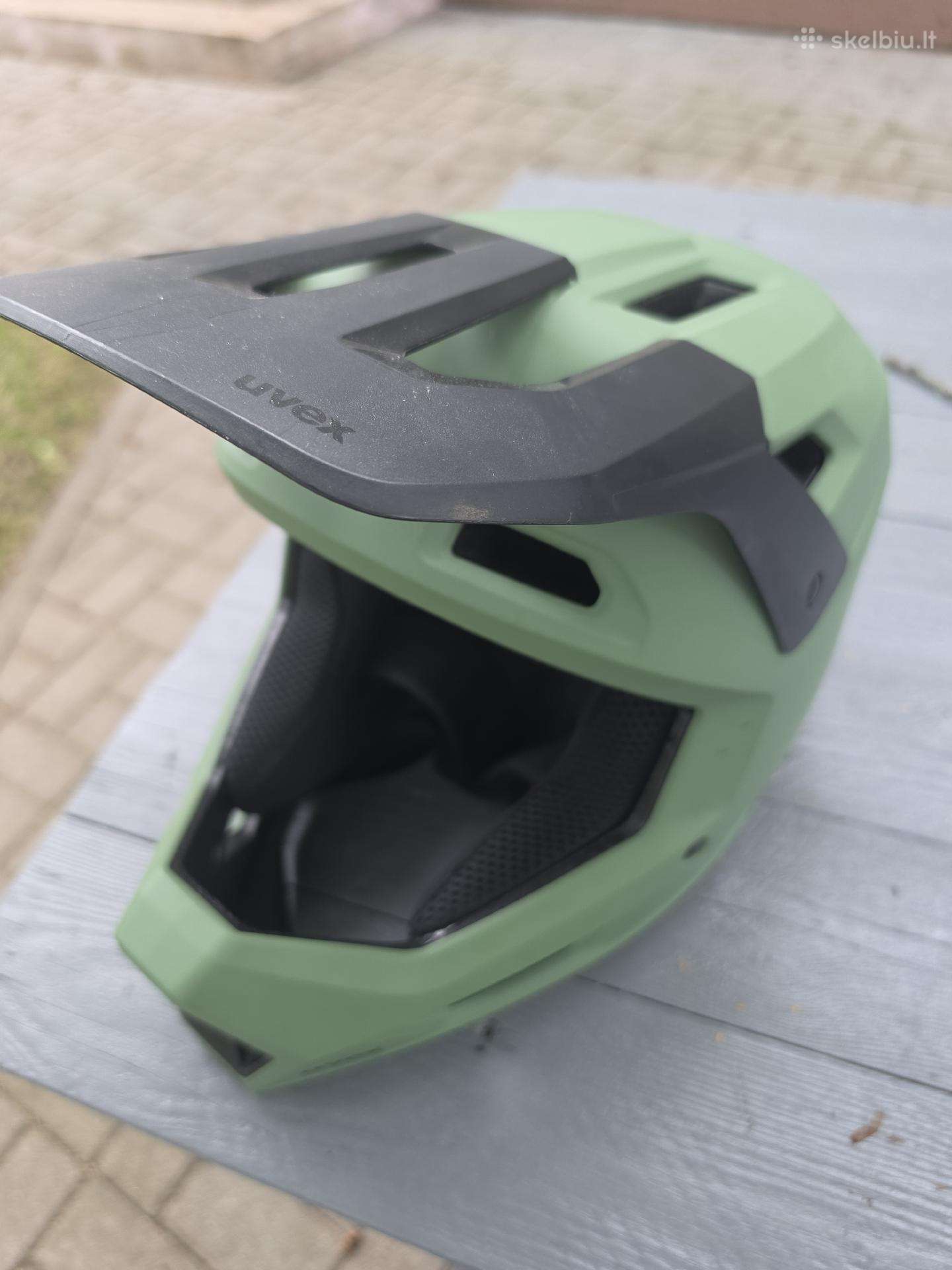 Šalmas Uvex ravage moss green-black matt