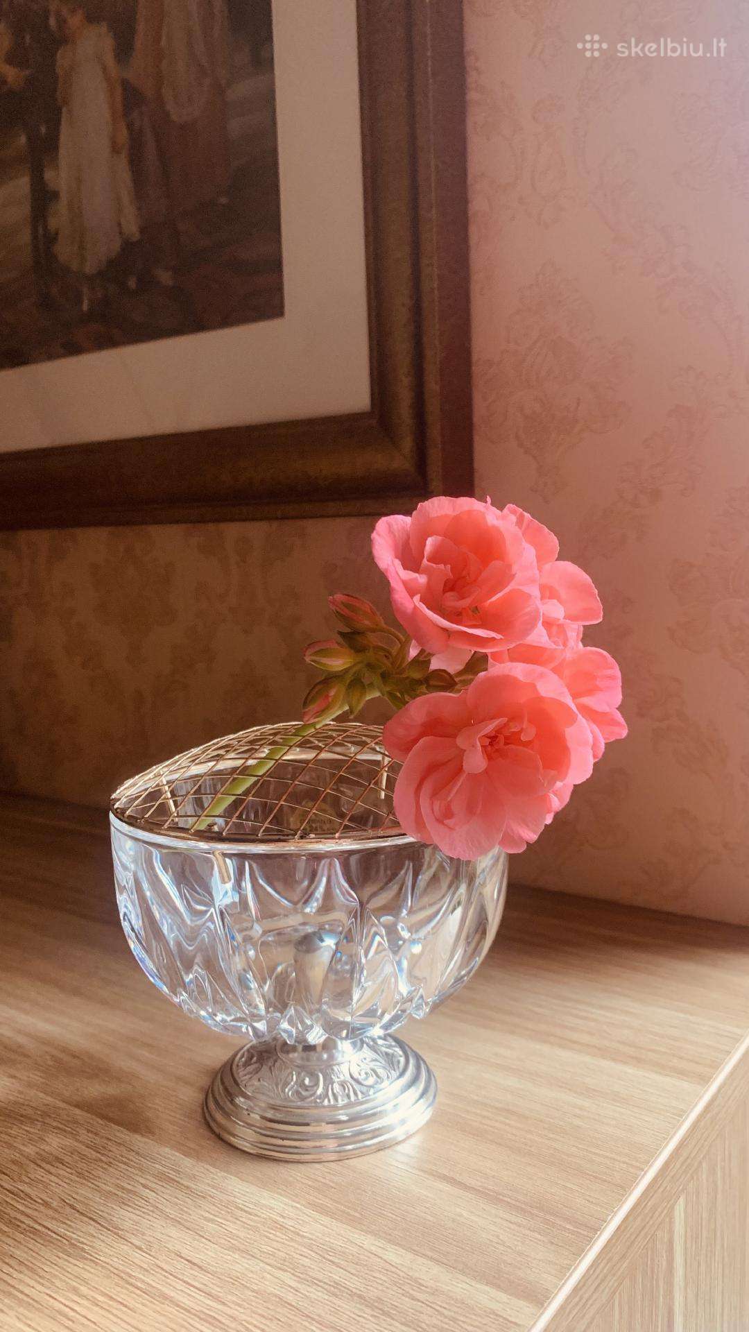 Lead crystal itališka saldaininė - vazelė
