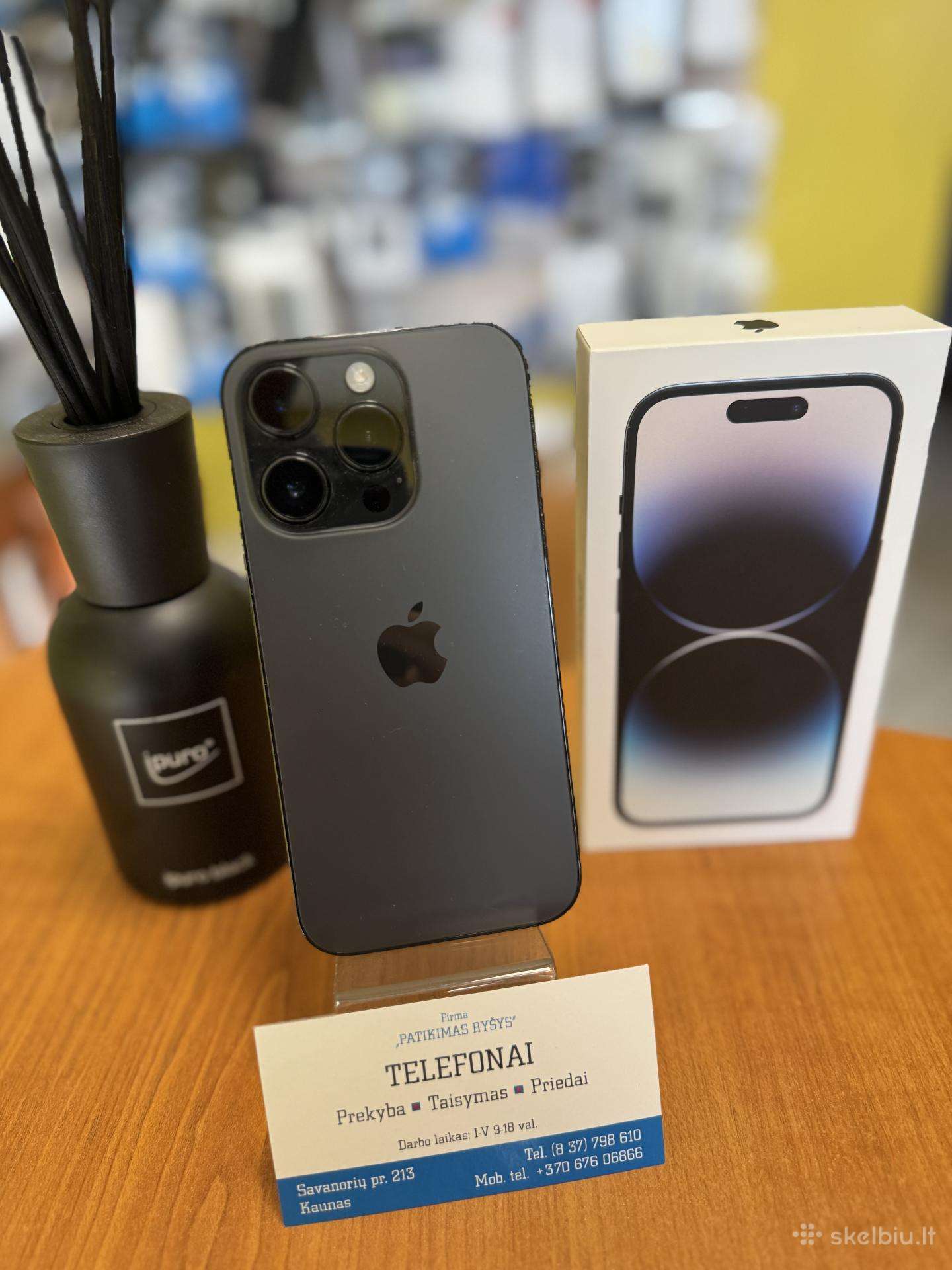 iPhone 14pro 128gb Black Su Garantija
