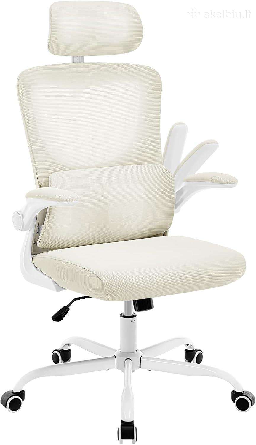 Ergonomiška biuro kėdė su juosmens atrama.