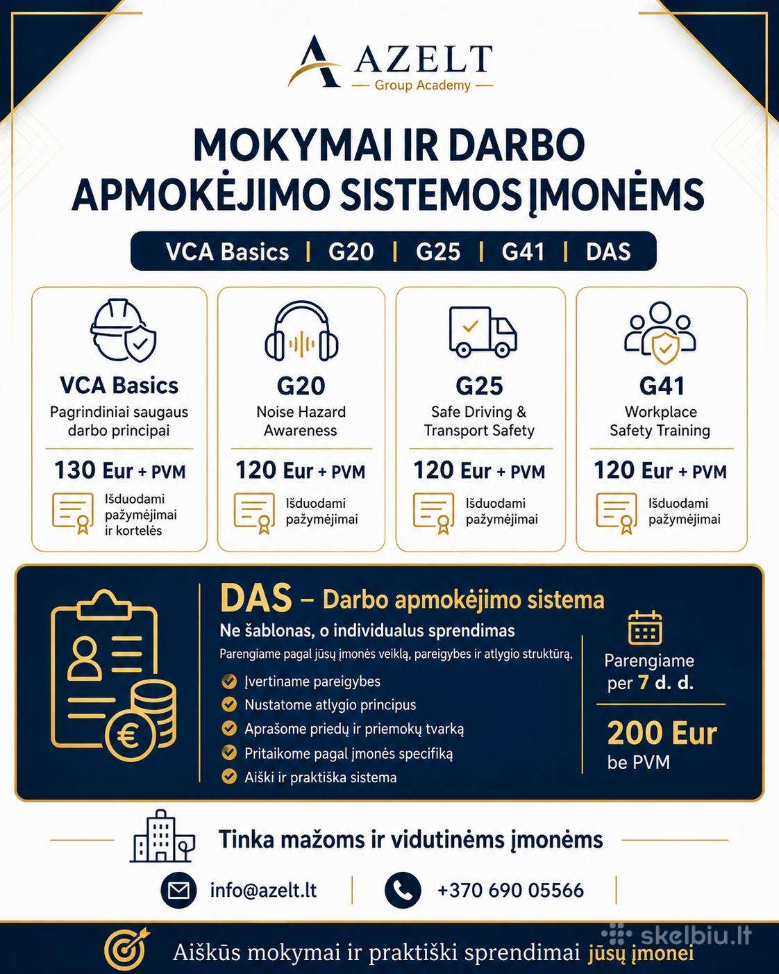 Vca Basics, G20, G41, G25, Das