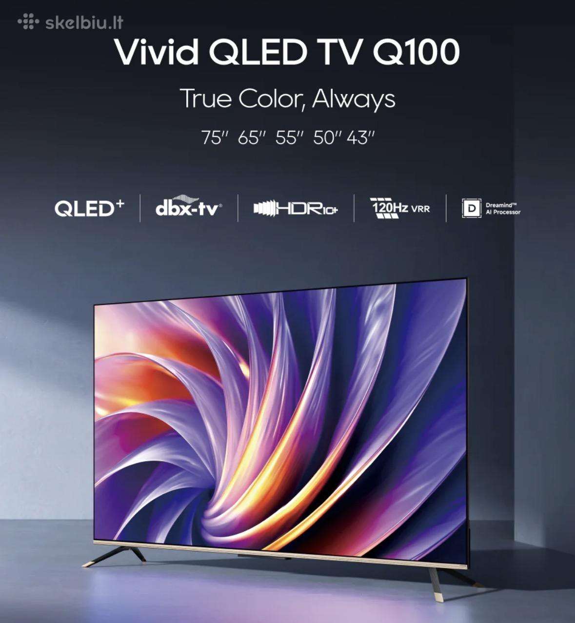Televizorius Qled Dreame TV Q100 55