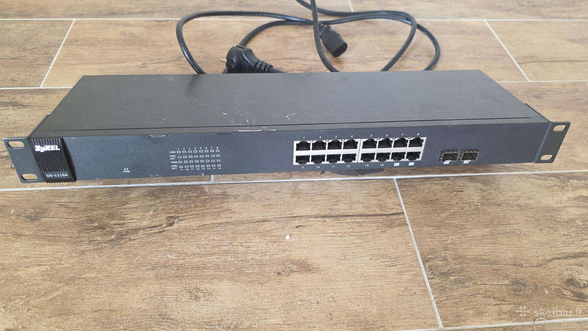 Zyxel Gs-116a 16x Gigabit + 2x Sfp 1u