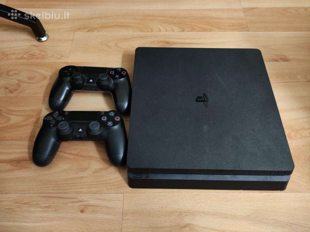 Ps4 slim 500gb du gamepadai ir žaidimas rdr2