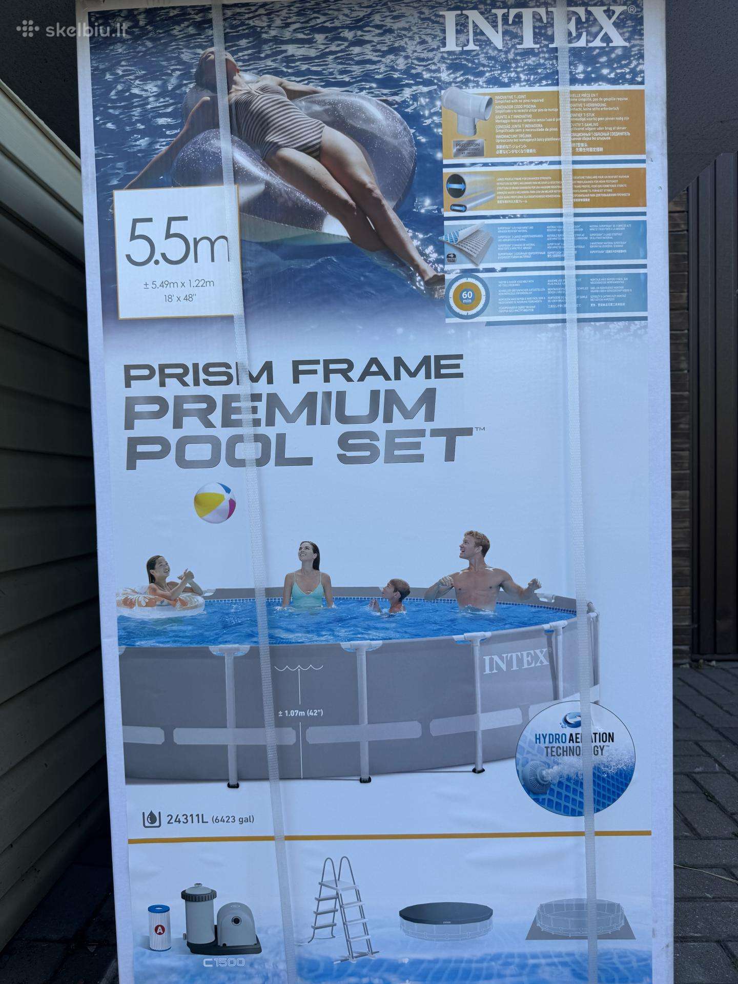 Intex Premium Baseinas – 5,49 m x 1,22 (Naujas)
