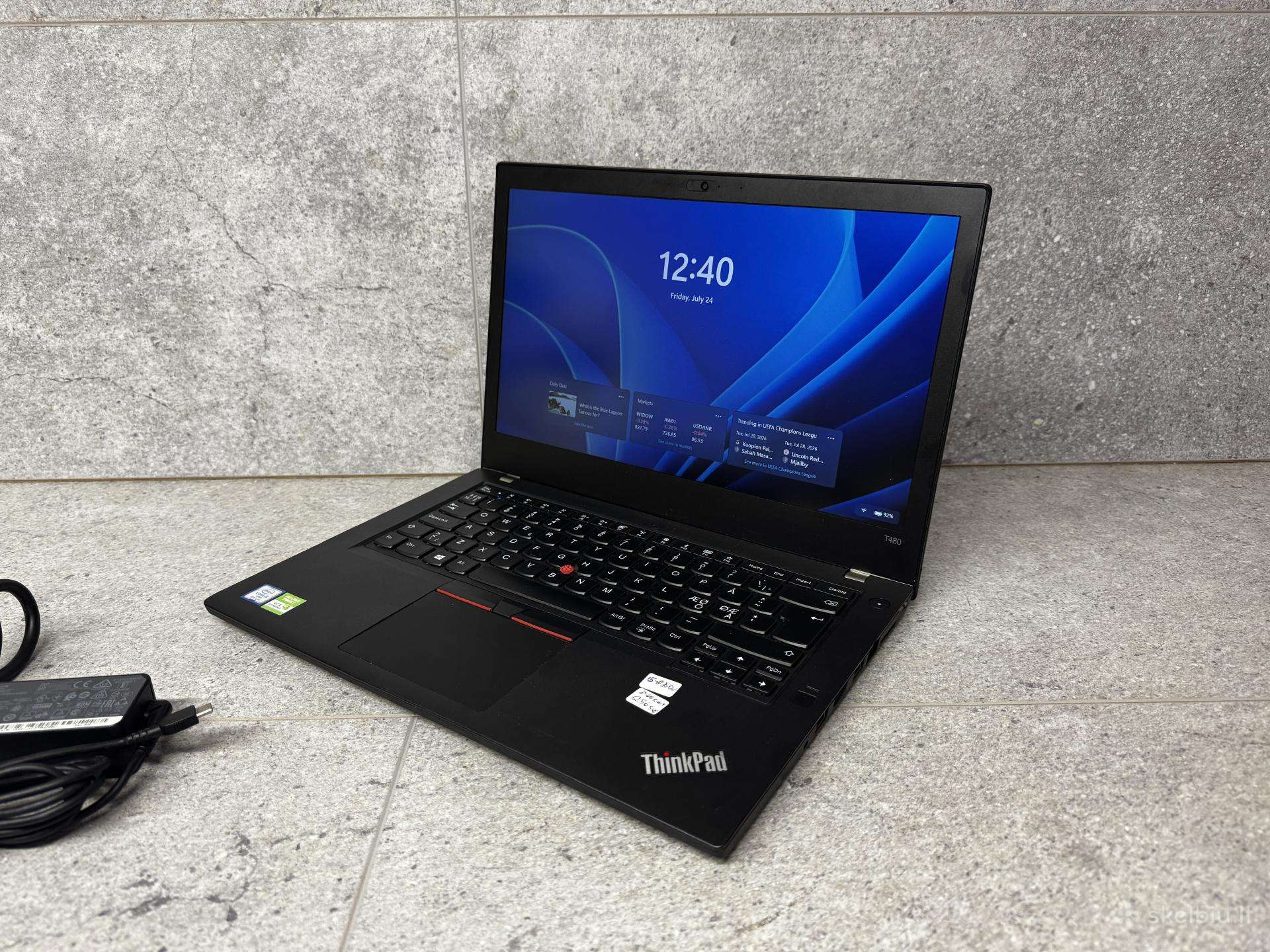 Lenovo Thinkpad T480 Intel i5 3.6ghz 8gb 256gb W11